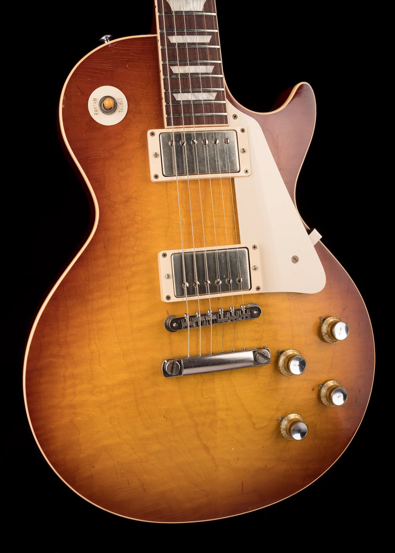 Pre Owned Gibson Custom Shop 1960 Les Paul Standard Murphy Aged Iced Tea Burst With OHSC - Image 12