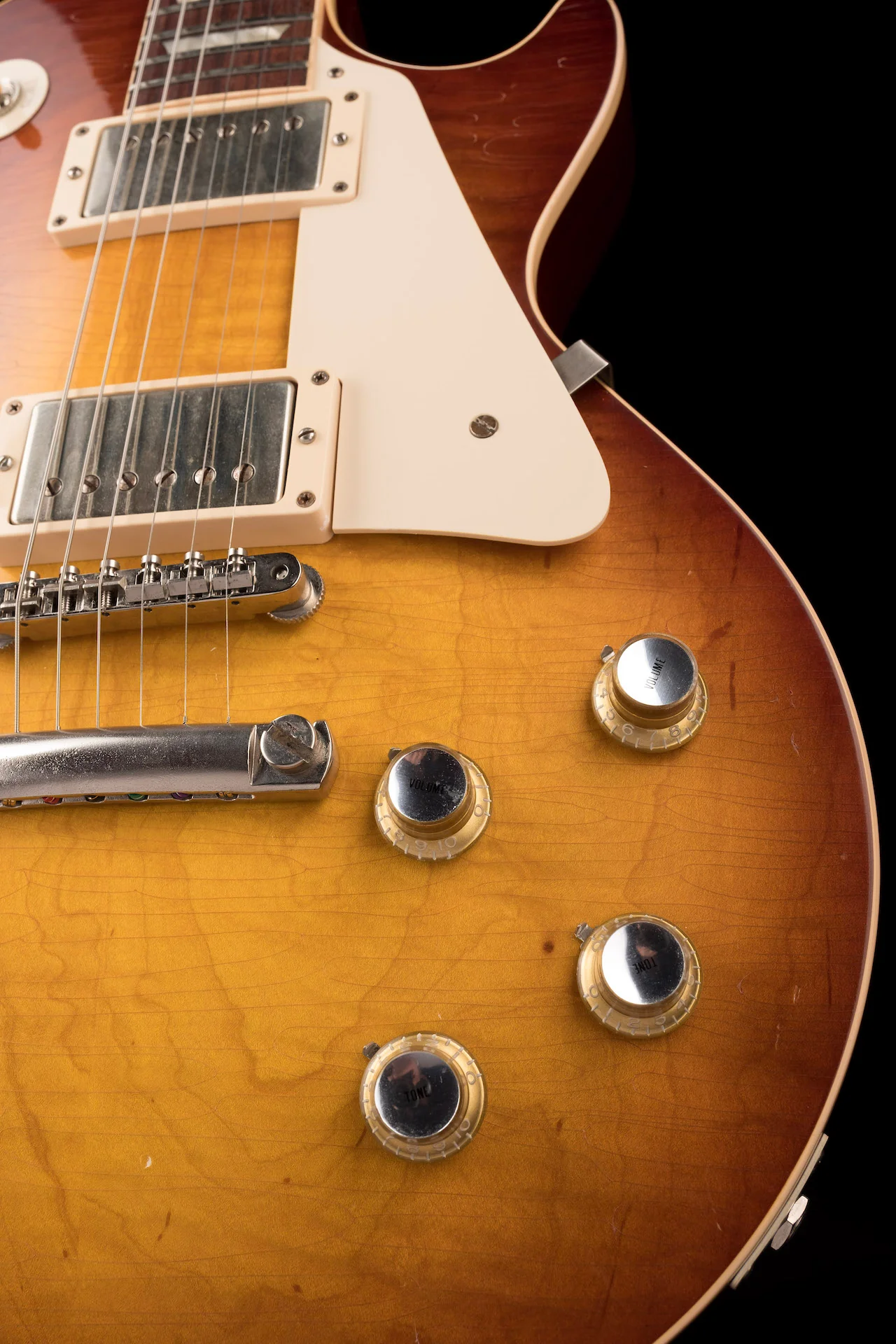 Pre Owned Gibson Custom Shop 1960 Les Paul Standard Murphy Aged Iced Tea Burst With OHSC - Image 8