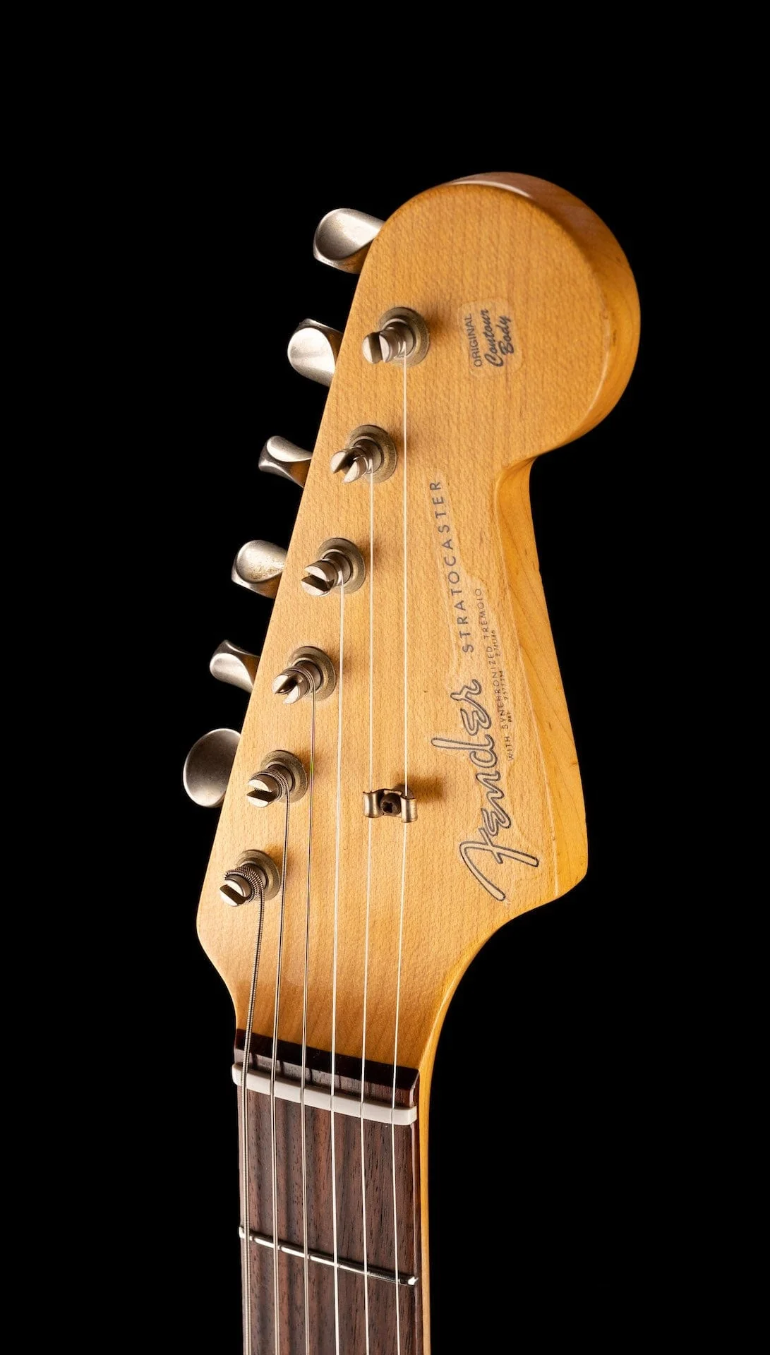 Pre Owned 2016 Fender Custom Shop 1963 Stratocaster Relic 3-Tone Sunburst With OHSC - Image 14