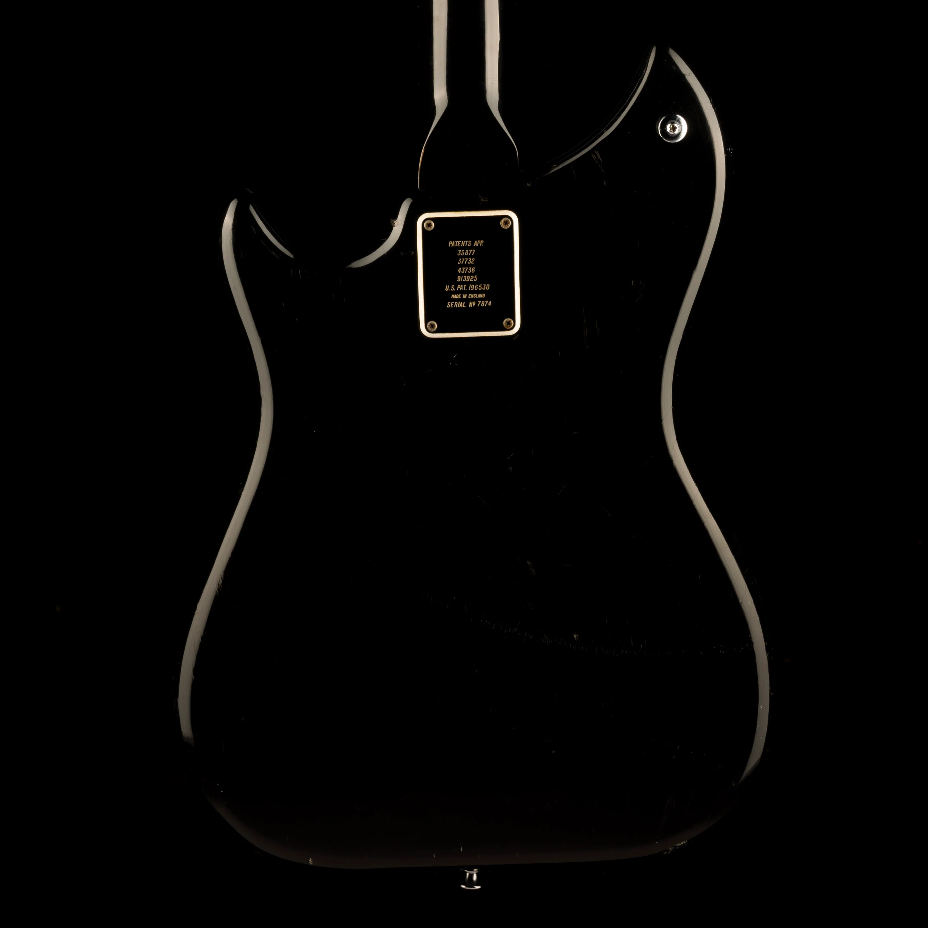 Vintage 1965 Burns Nu-Sonic Bass Black with OHSC - Image 13
