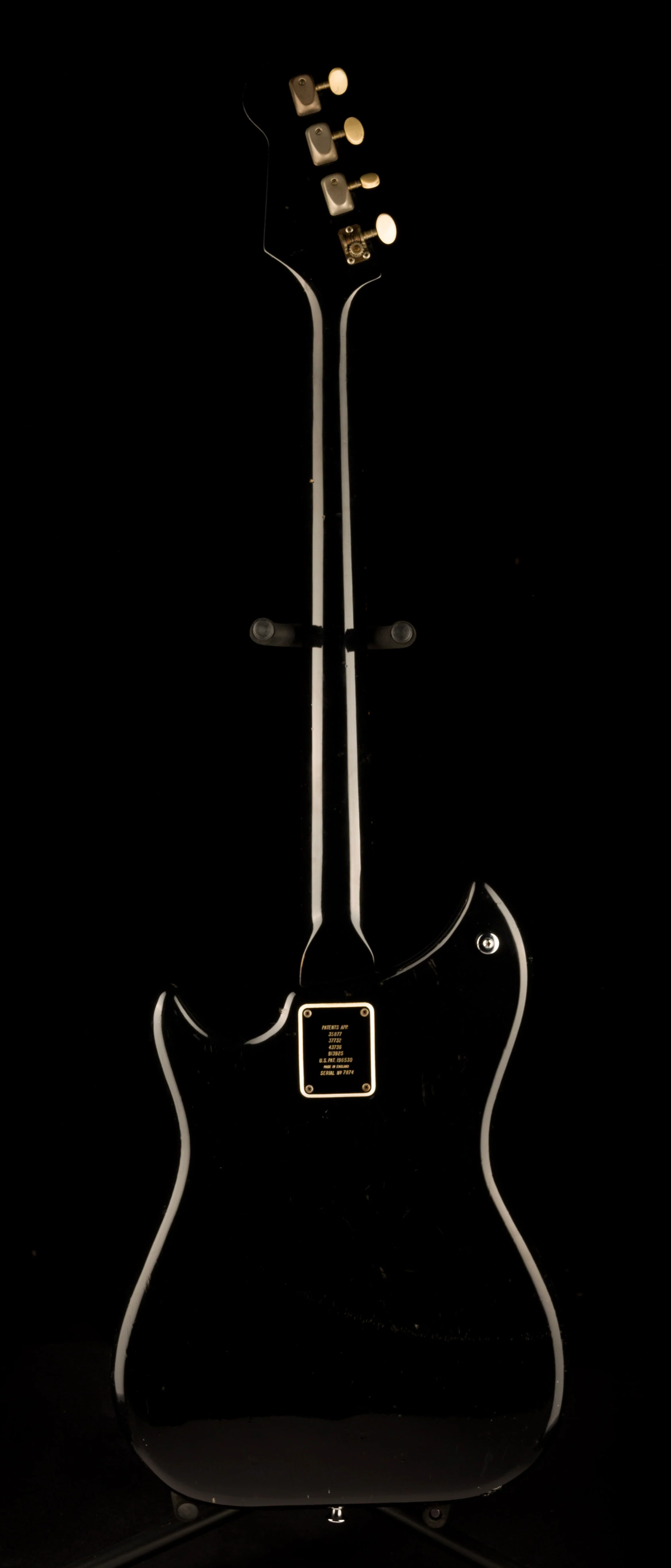 Vintage 1965 Burns Nu-Sonic Bass Black with OHSC - Image 14