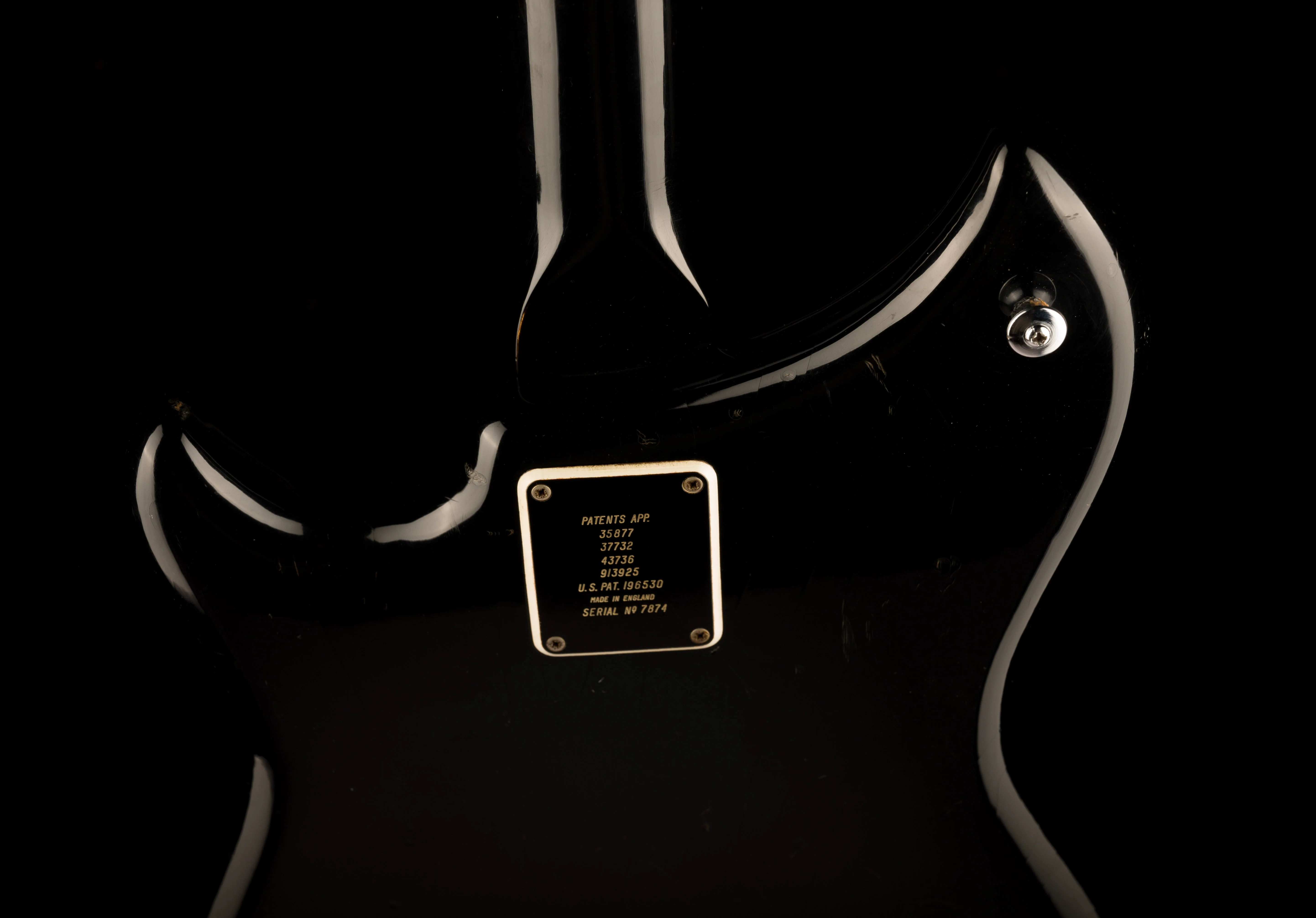 Vintage 1965 Burns Nu-Sonic Bass Black with OHSC - Image 15