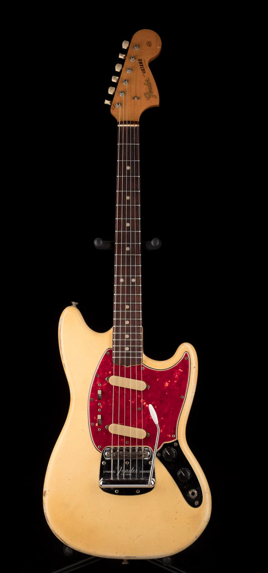 Vintage 1965 Fender Mustang Olympic White With Gig Bag - Image 2