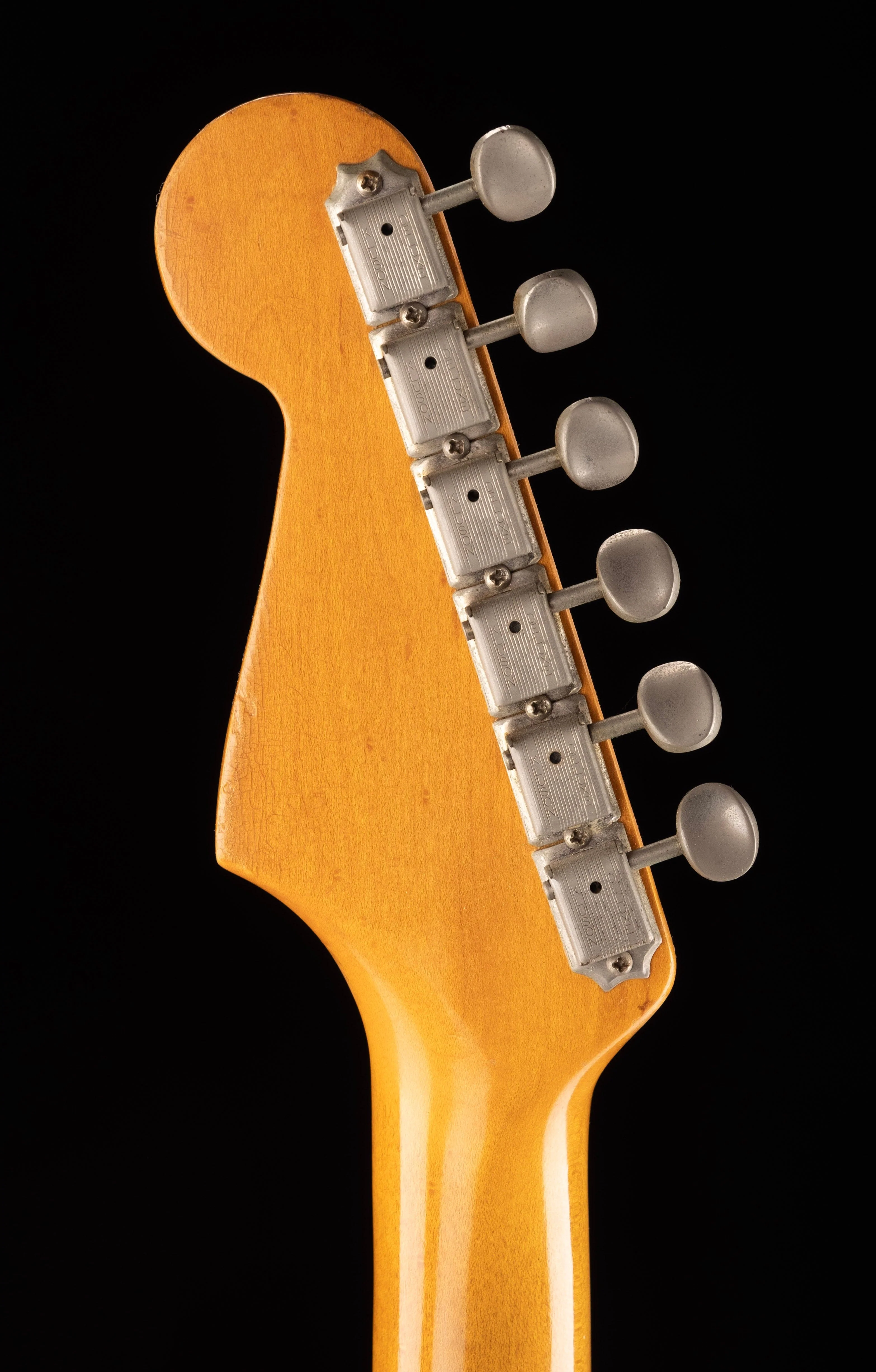 Vintage 1966 Fender Stratocaster Refinished Gold with Case - Image 7