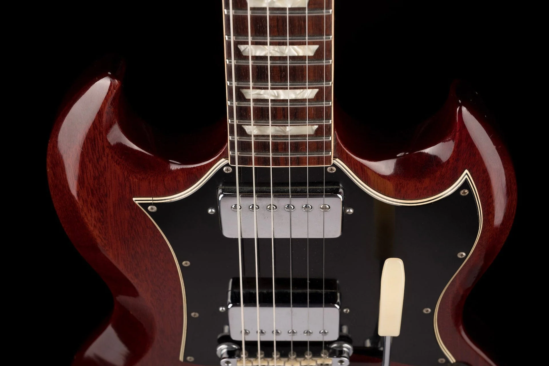 Vintage 1969 Gibson SG Standard Electric Guitar With Case - Image 3