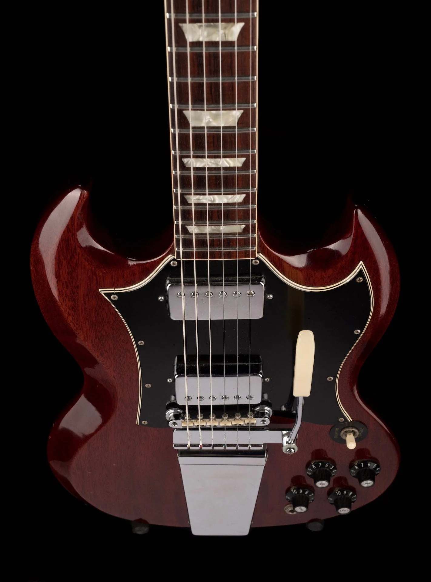 Vintage 1969 Gibson SG Standard Electric Guitar With Case - Image 4