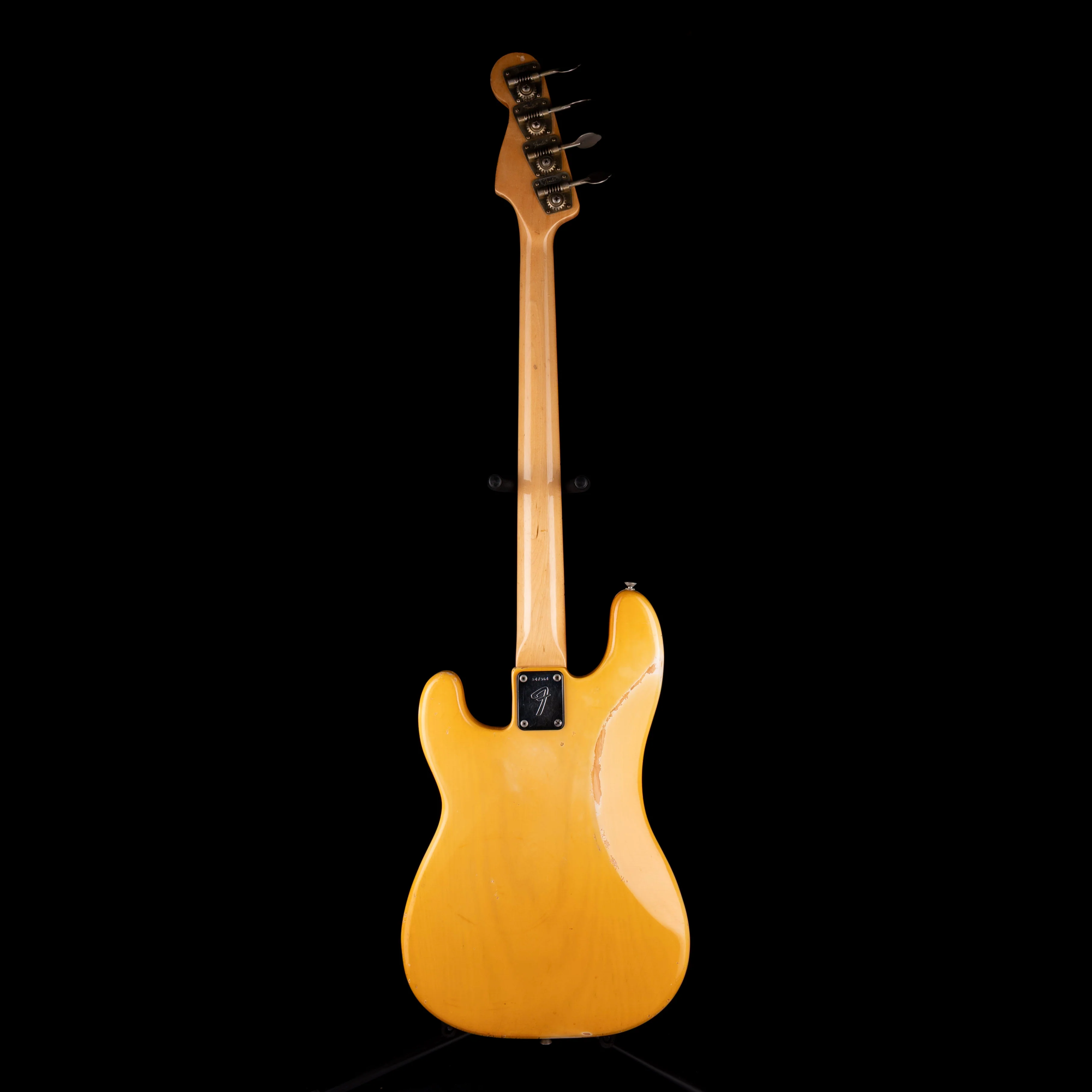 Pre Owned Vintage 1974 Fender Precision Bass Blonde With Case - Image 10