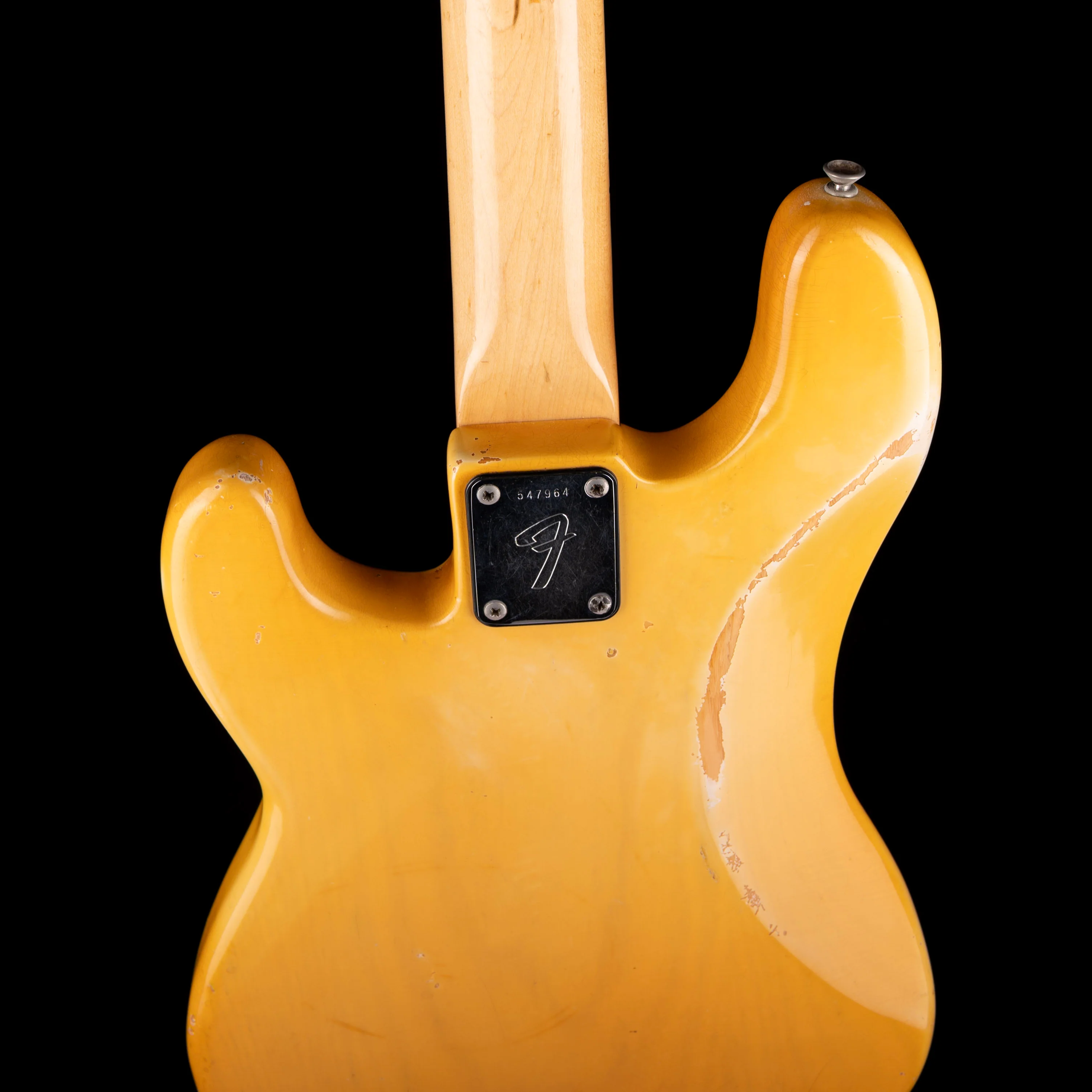 Pre Owned Vintage 1974 Fender Precision Bass Blonde With Case - Image 11