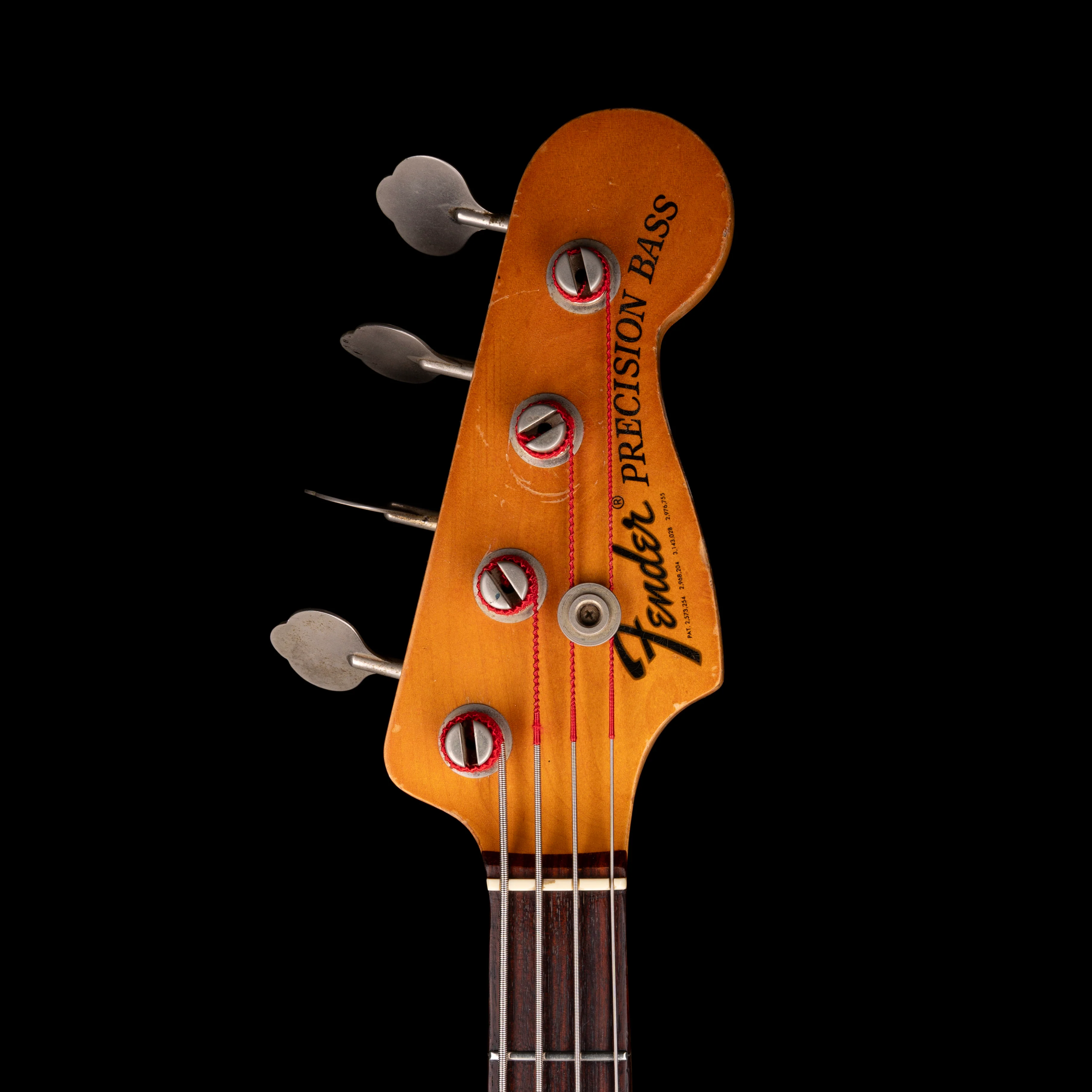 Pre Owned Vintage 1974 Fender Precision Bass Blonde With Case - Image 13