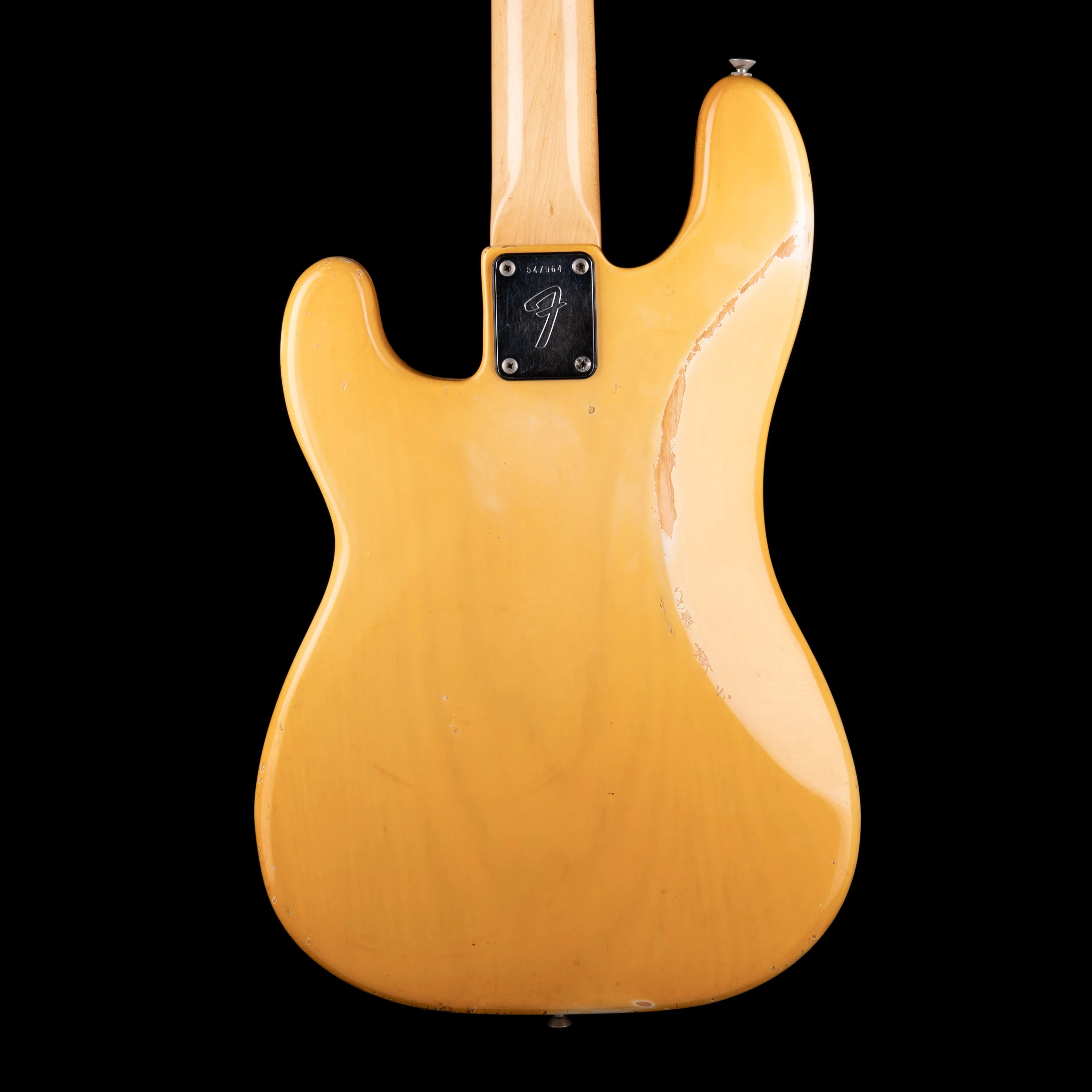 Pre Owned Vintage 1974 Fender Precision Bass Blonde With Case - Image 9