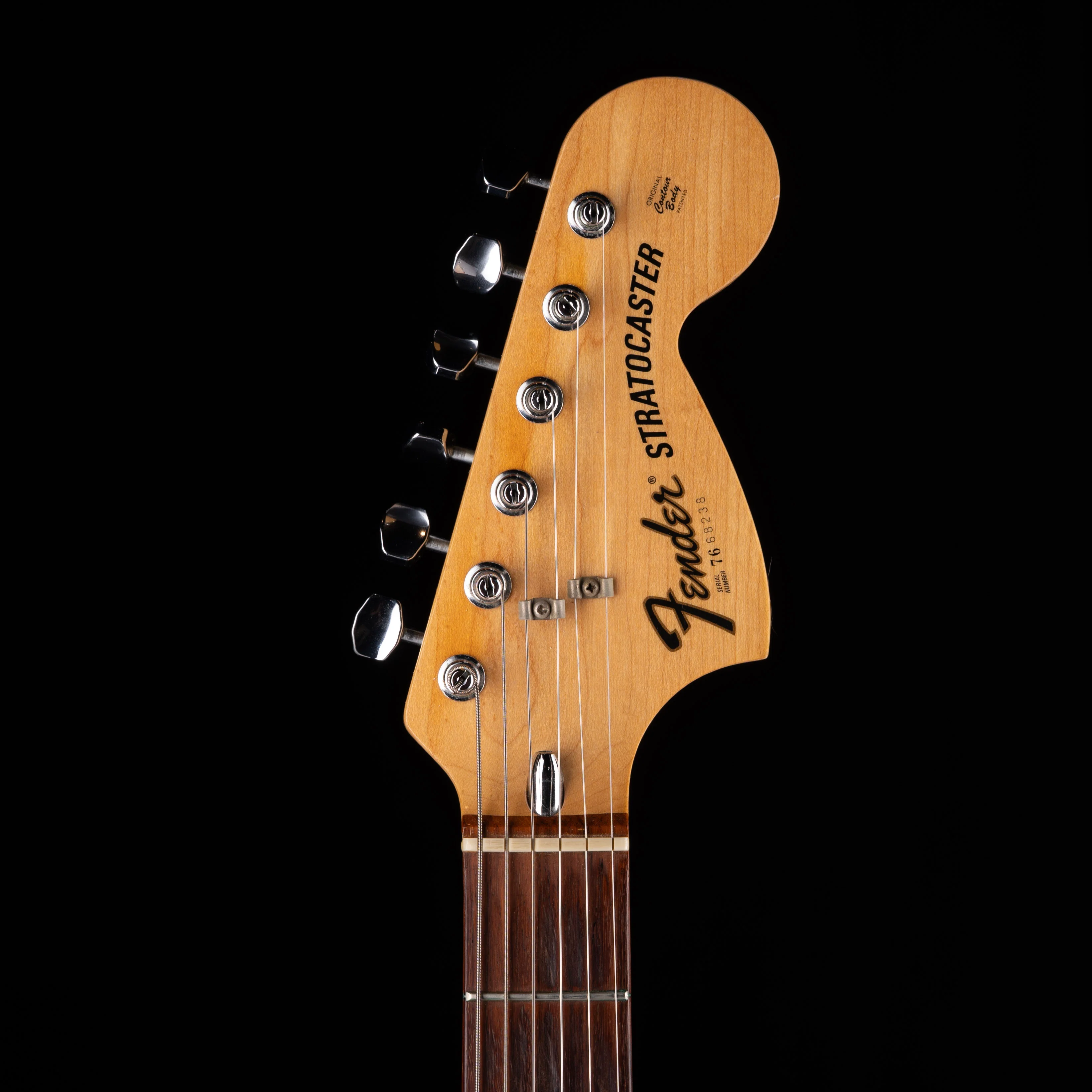 Vintage 1976 Fender Stratocaster Hardtail Mocha With OHSC - Image 11