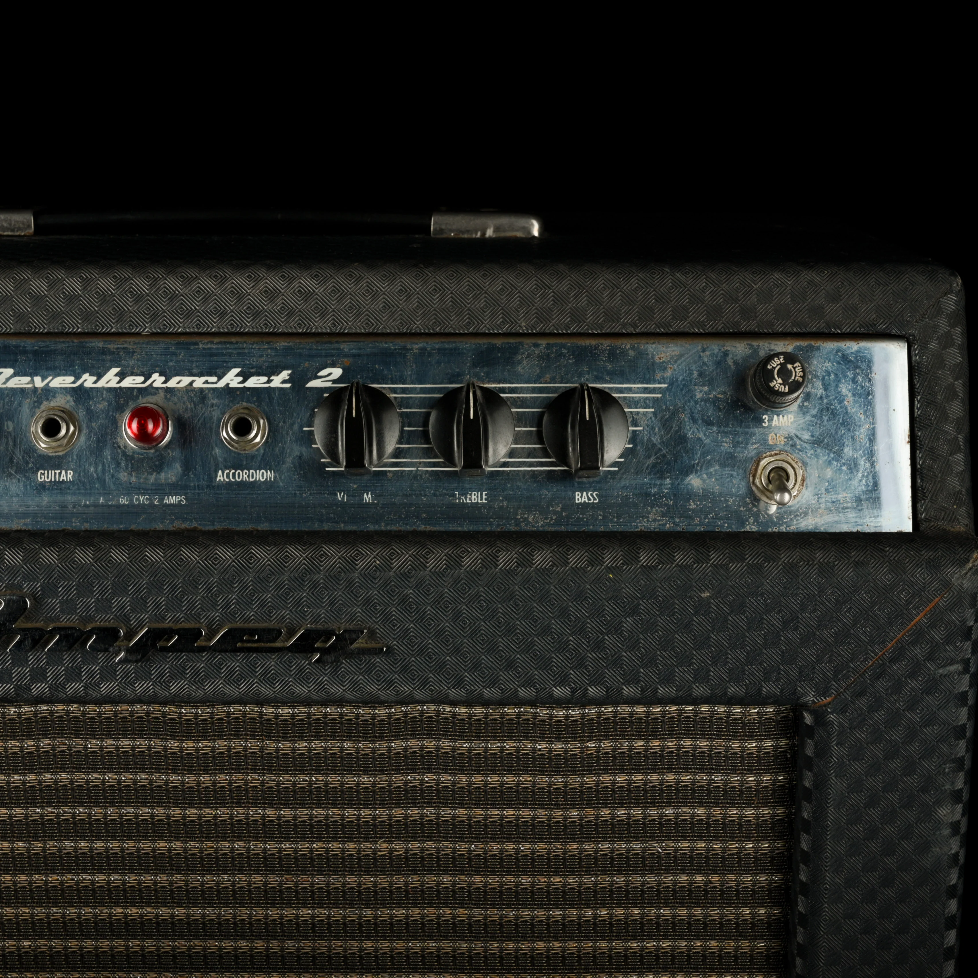 Vintage '60s Ampeg Reverberocket 2 Guitar Amp Combo - Image 4