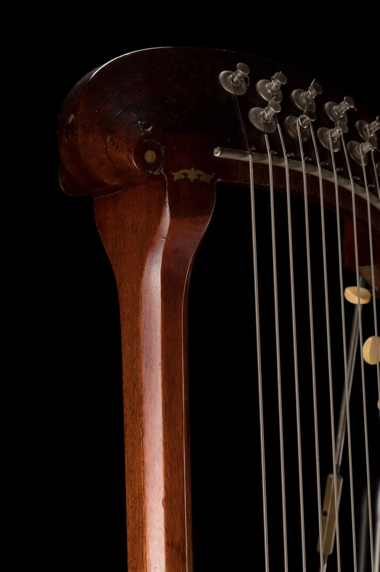 Vintage 1908 Gibson Harp Guitar Style V With Case - Image 14