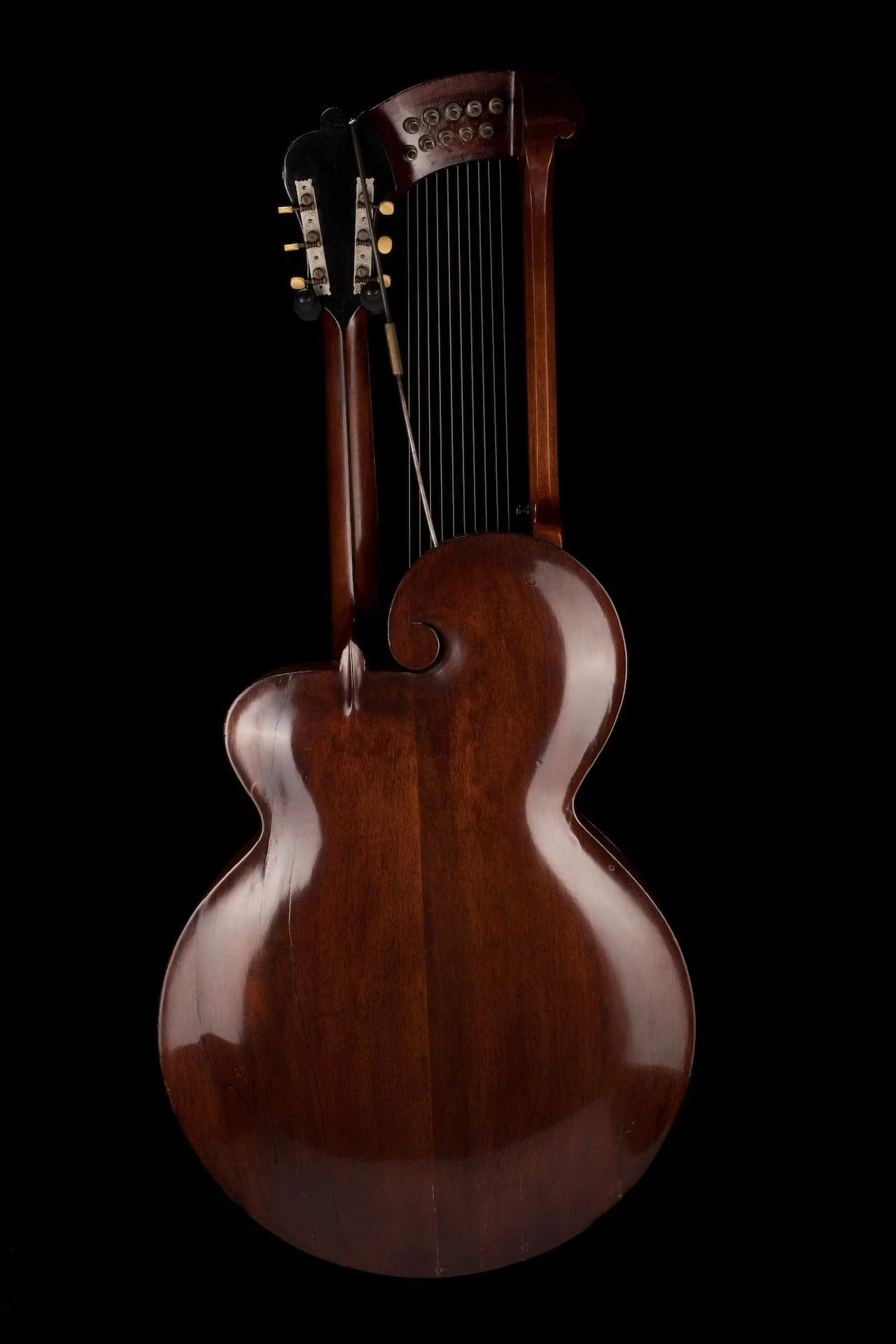 Vintage 1908 Gibson Harp Guitar Style V With Case - Image 20