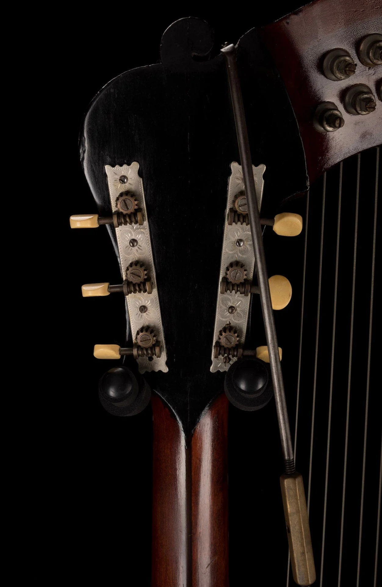 Vintage 1908 Gibson Harp Guitar Style V With Case - Image 30