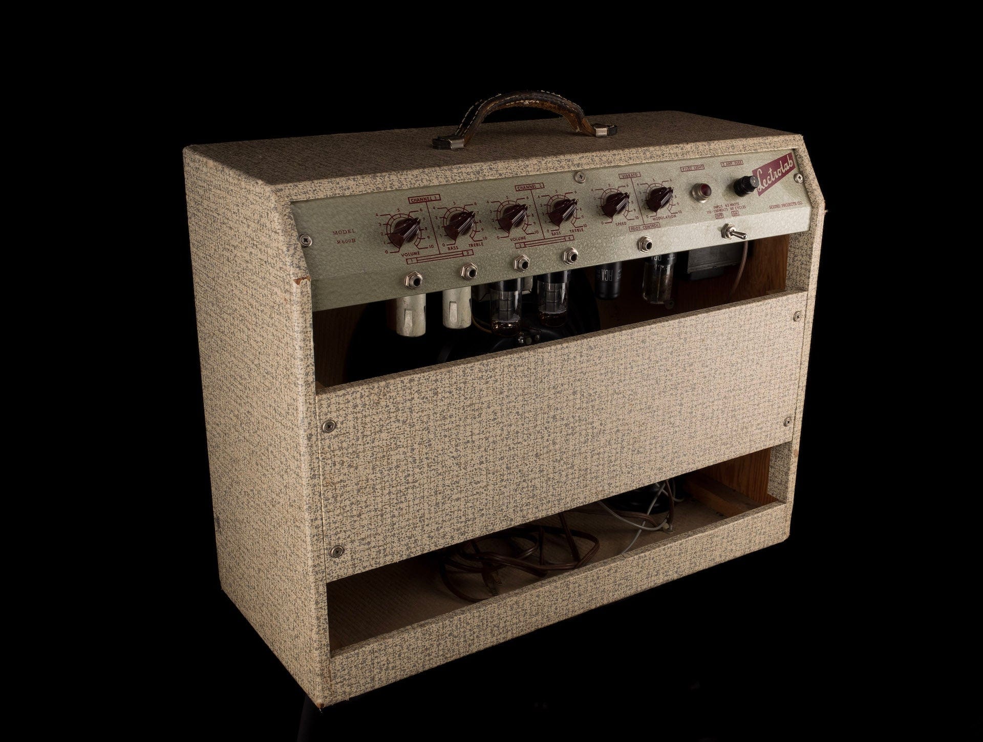 Pre-owned Vintage LectroLab R600B 1x12 Combo Amp - Image 10