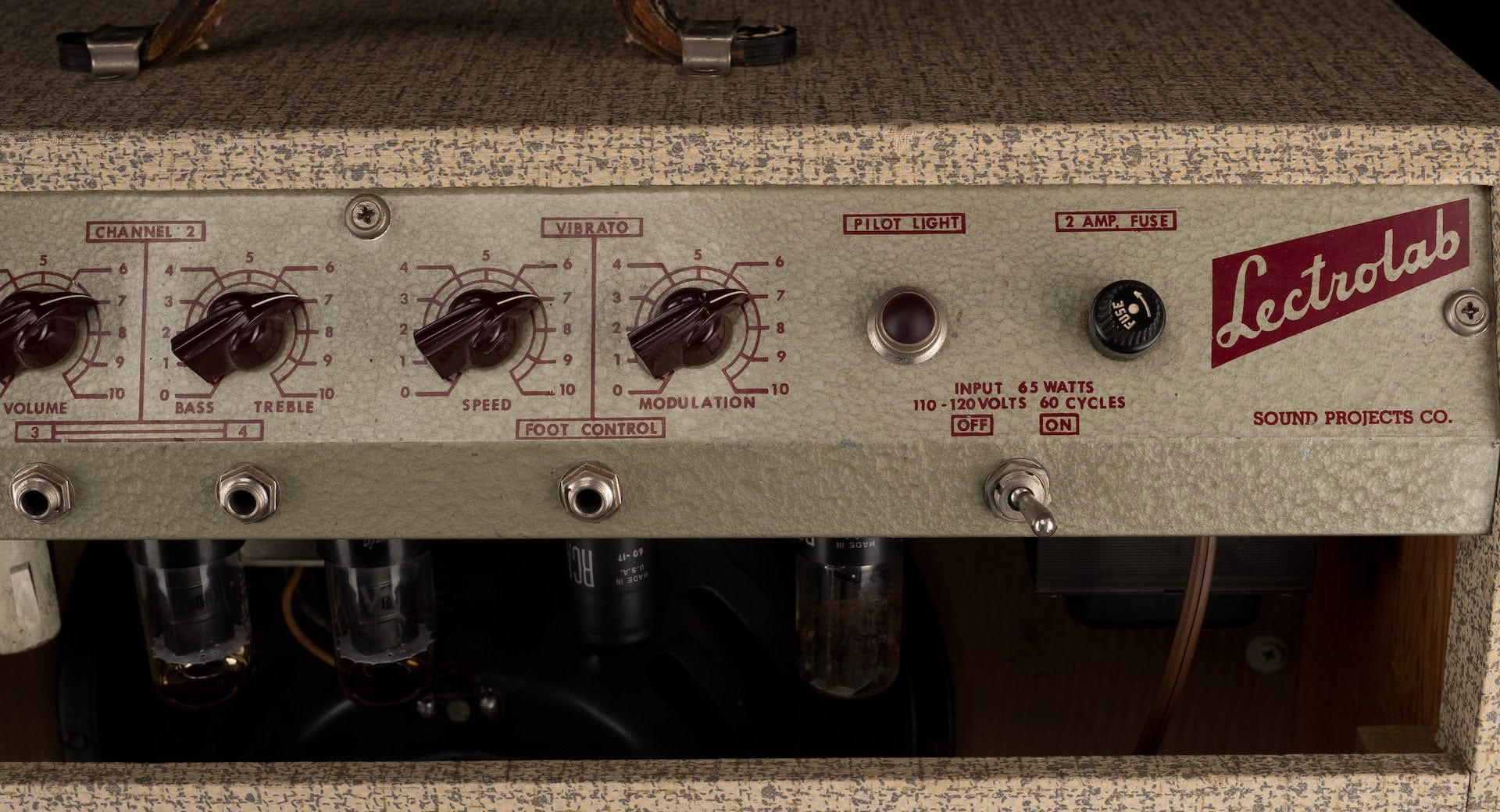 Pre-owned Vintage LectroLab R600B 1x12 Combo Amp - Image 12