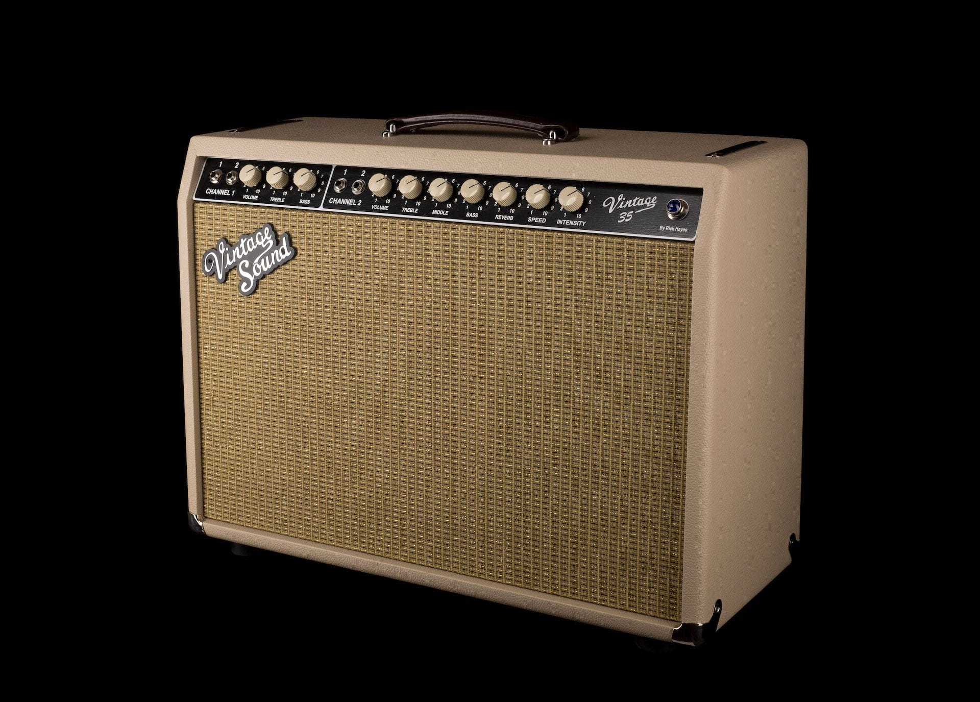 Pre-Owned 2018 Vintage Sound Amps Vintage 35 1x12" Blonde Guitar Amp Combo W/ Original Cover - Image 2