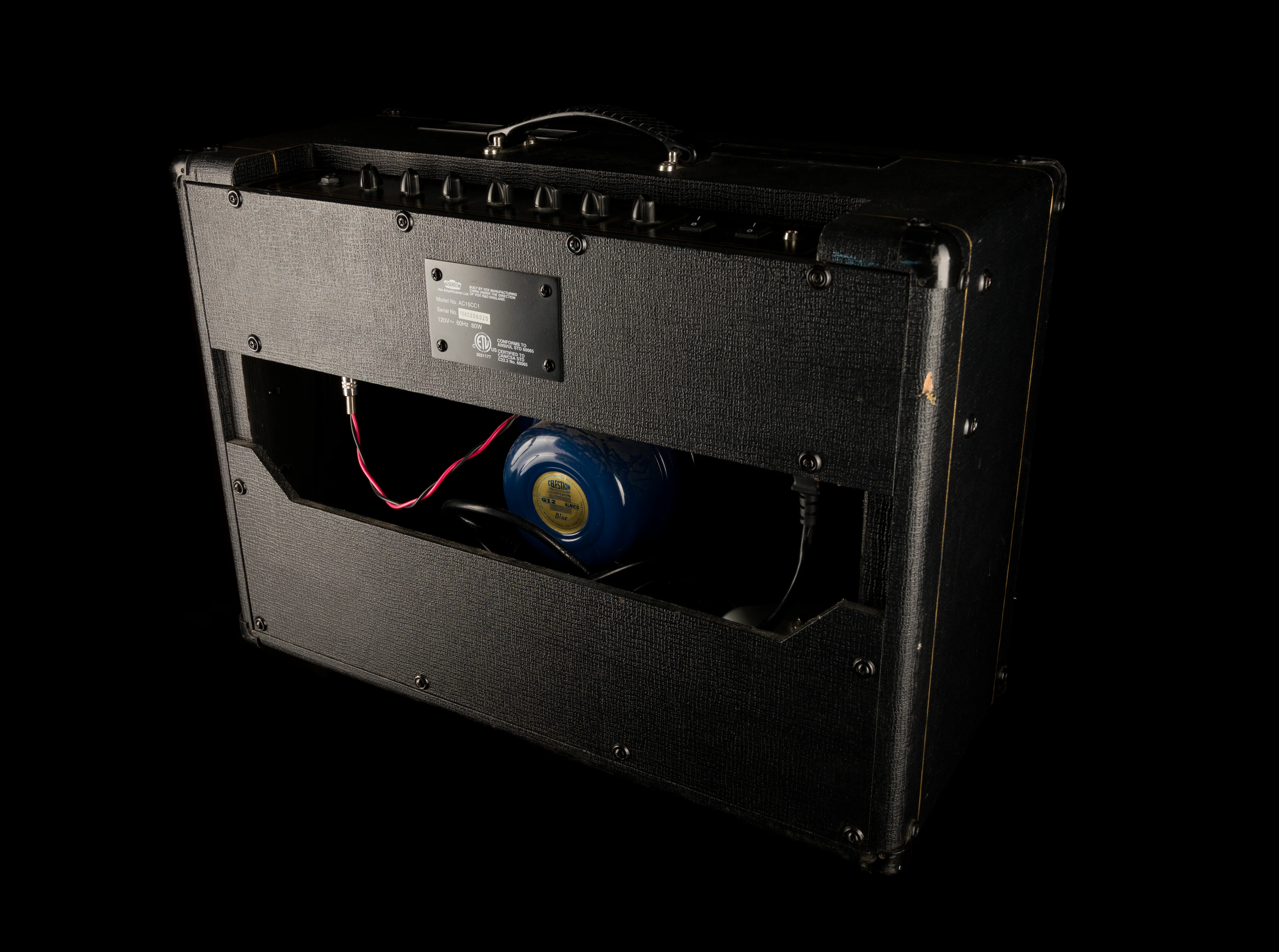Pre Owned Vox AC15 15-watts AC15C1X With Celestion Blue Alnico 1x12" Guitar Amp Combo - Image 13
