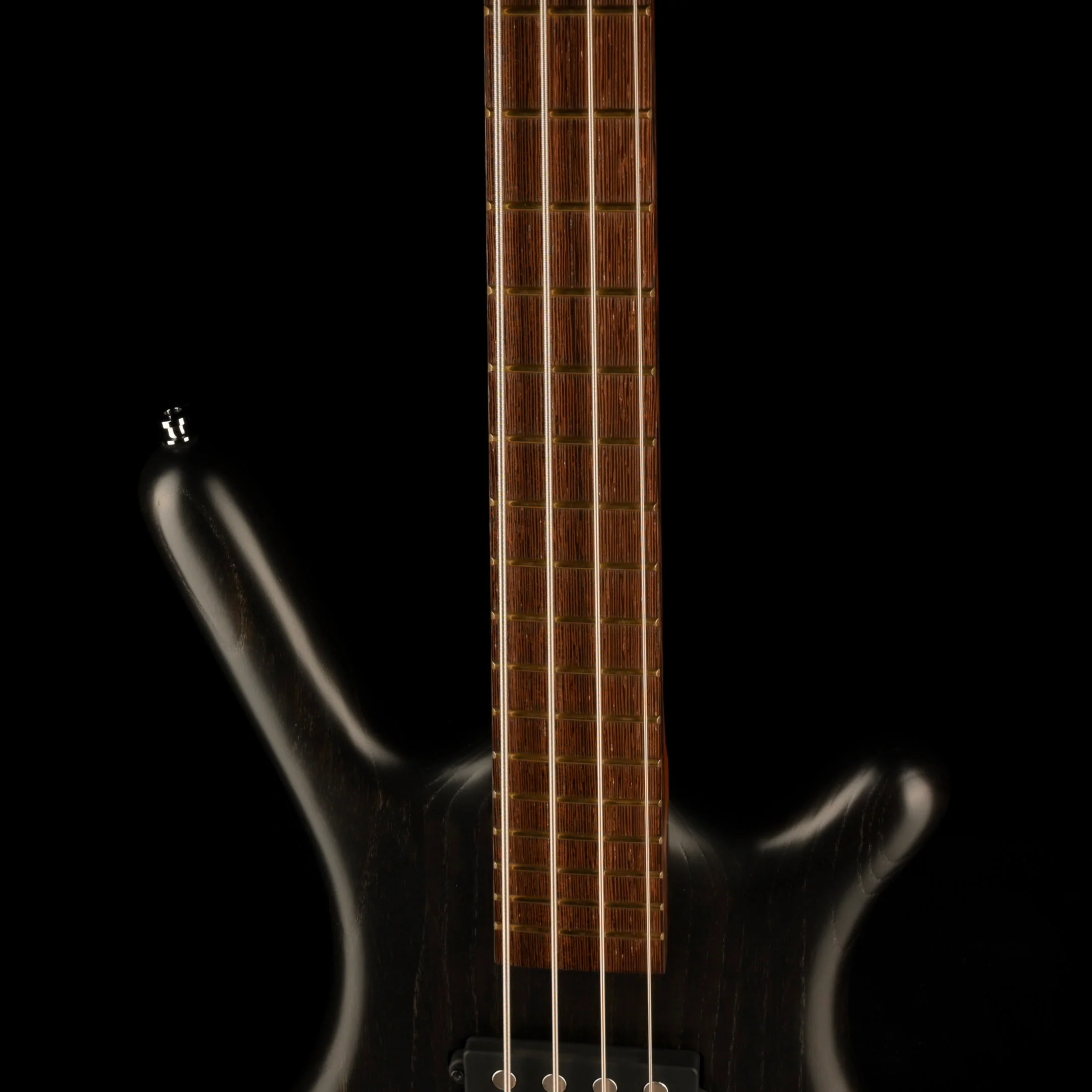 Pre Owned Warwick Corvette 4-String Bass Black With Gig Bag - Image 3