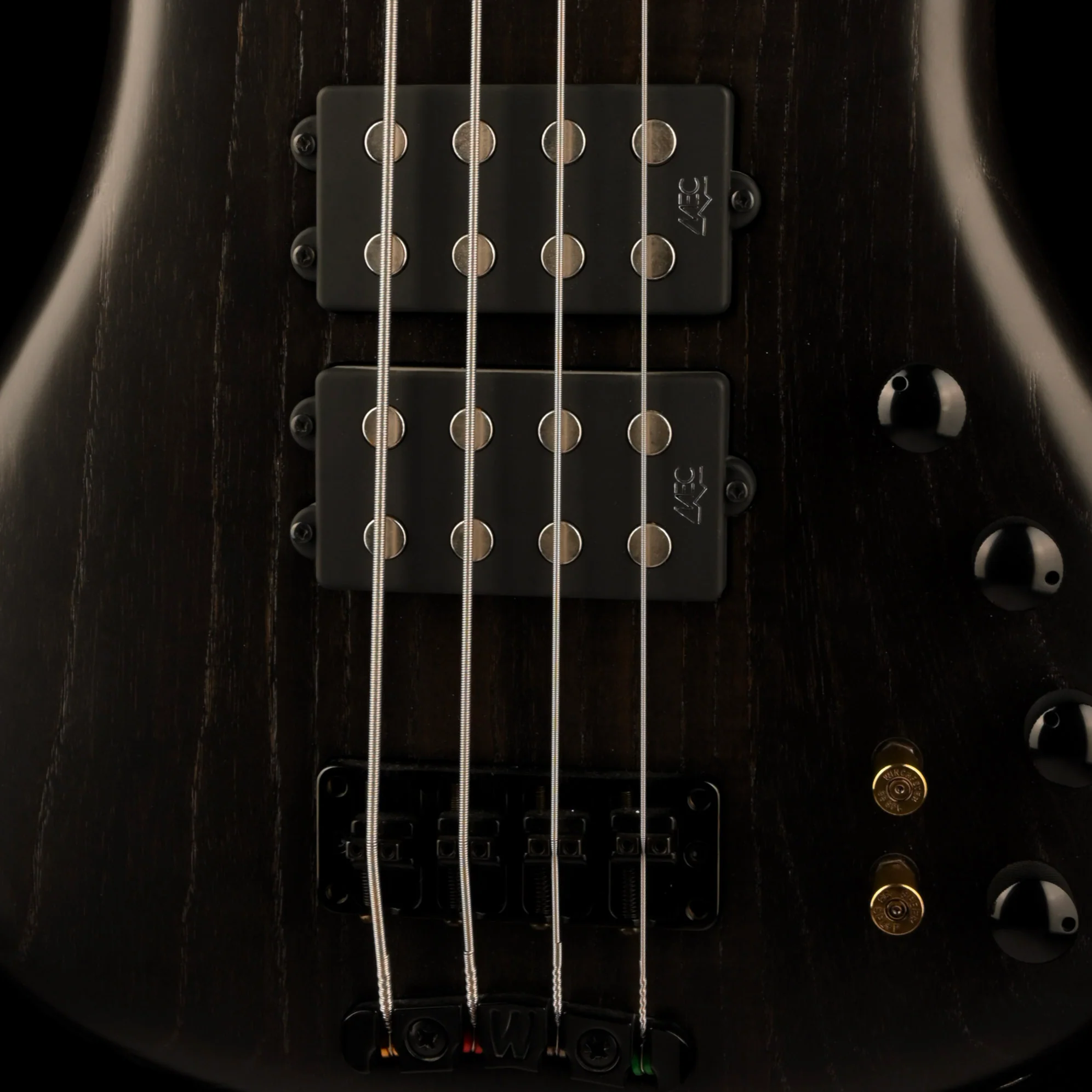 Pre Owned Warwick Corvette 4-String Bass Black With Gig Bag - Image 5