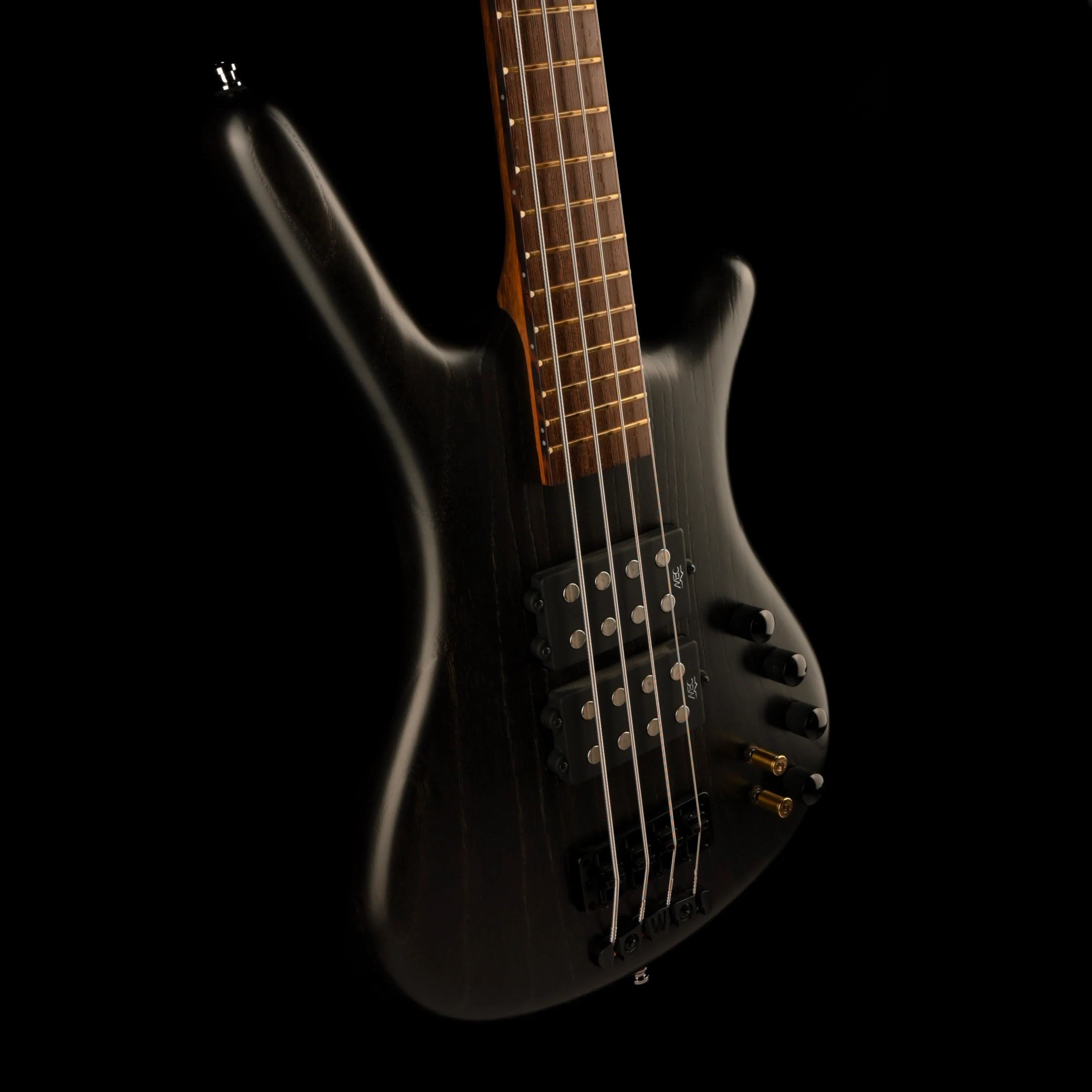 Pre Owned Warwick Corvette 4-String Bass Black With Gig Bag - Image 7