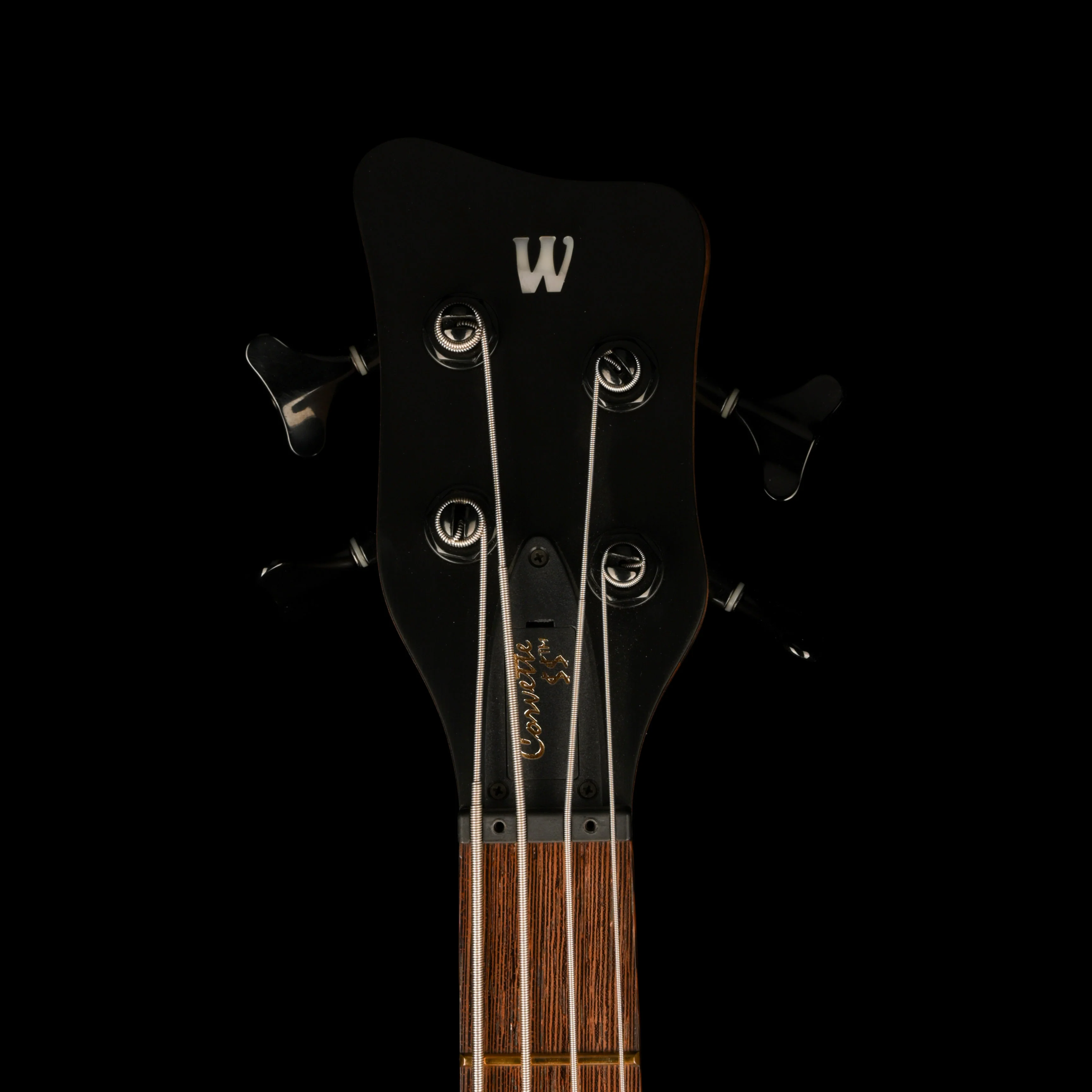 Pre Owned Warwick Corvette 4-String Bass Black With Gig Bag - Image 9