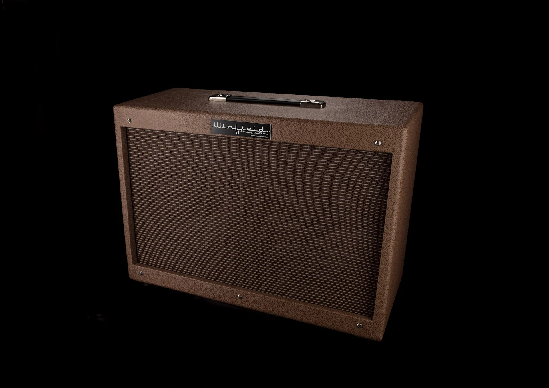 Pre Owned Winfield Cyclone Guitar Amp Head & 2x10 Guitar Amp Cabinet With Head Cover - Image 3