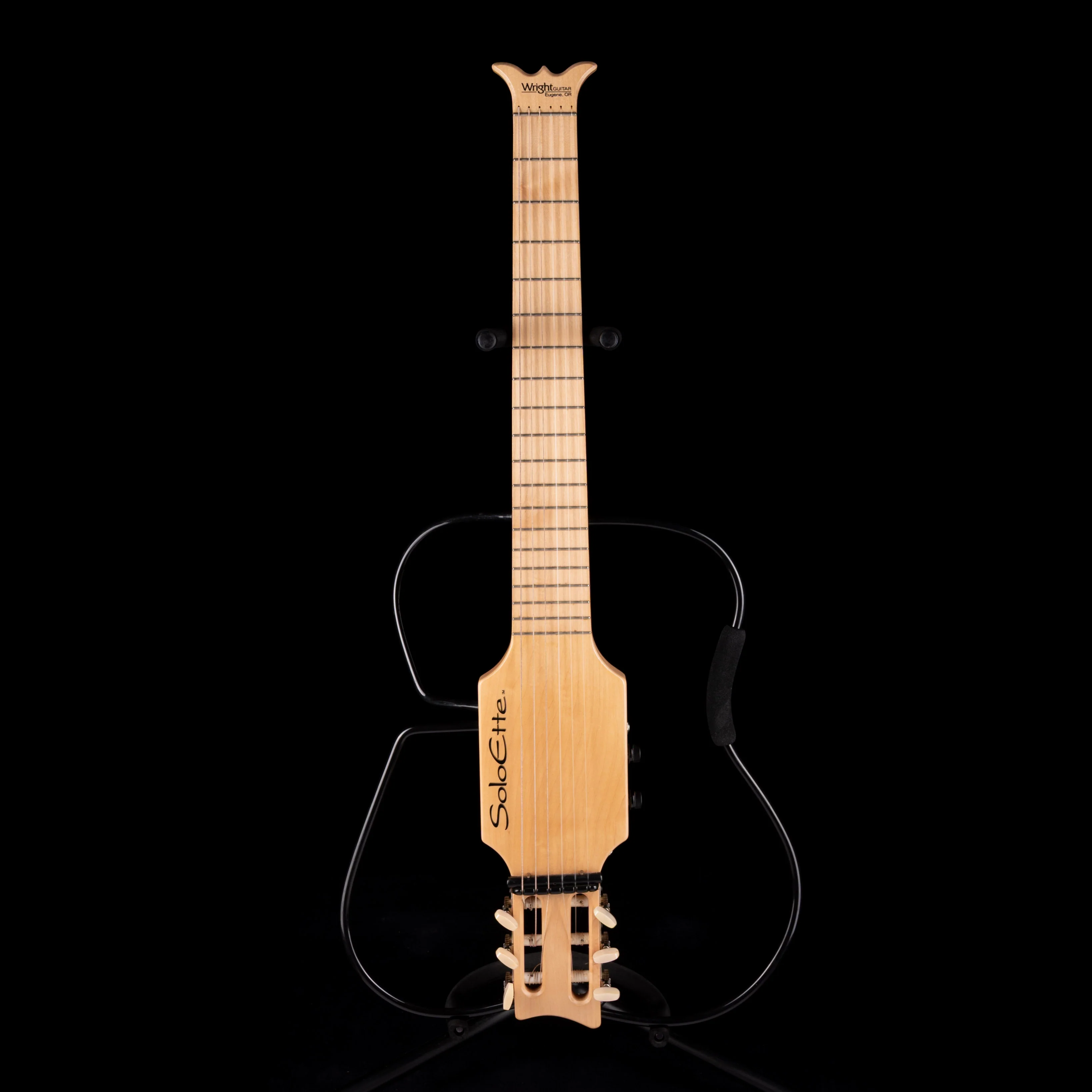 Pre Owned Wright SoloEtte Nylon Travel Guitar With Gig Bag - Image 2