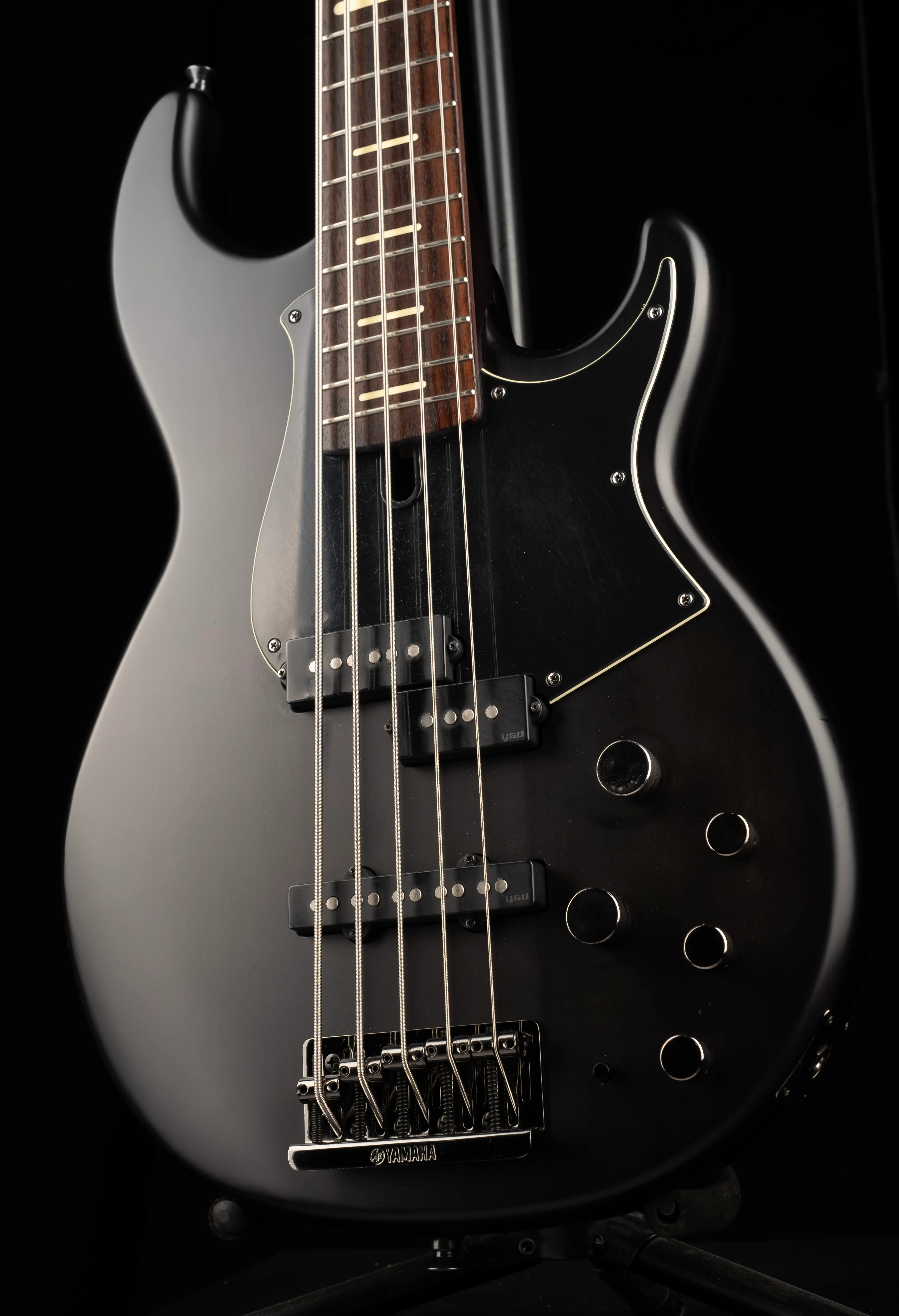 Pre Owned Yamaha BB735A Bass Translucent Matte Black With Gig Bag - Image 3