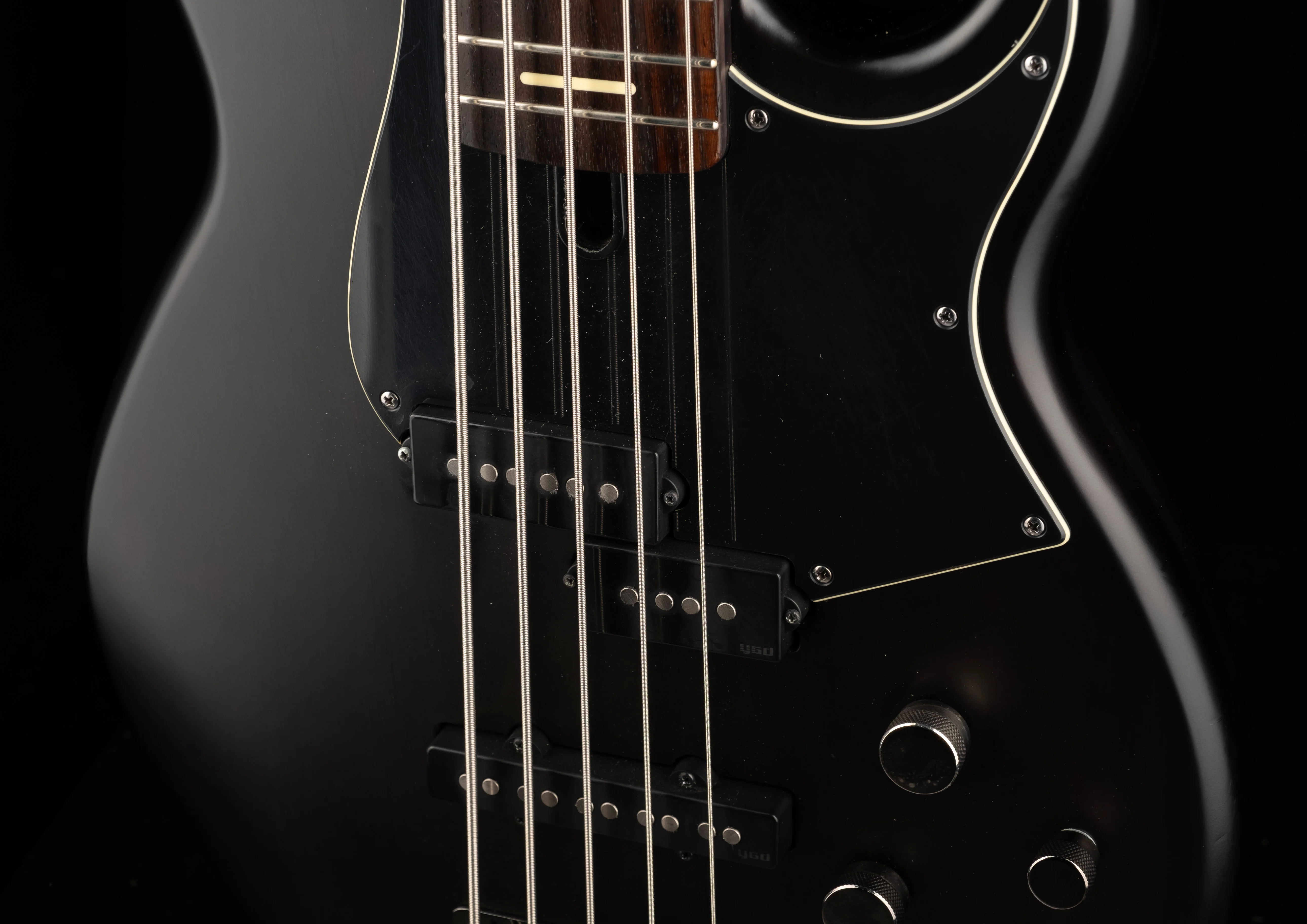 Pre Owned Yamaha BB735A Bass Translucent Matte Black With Gig Bag - Image 5