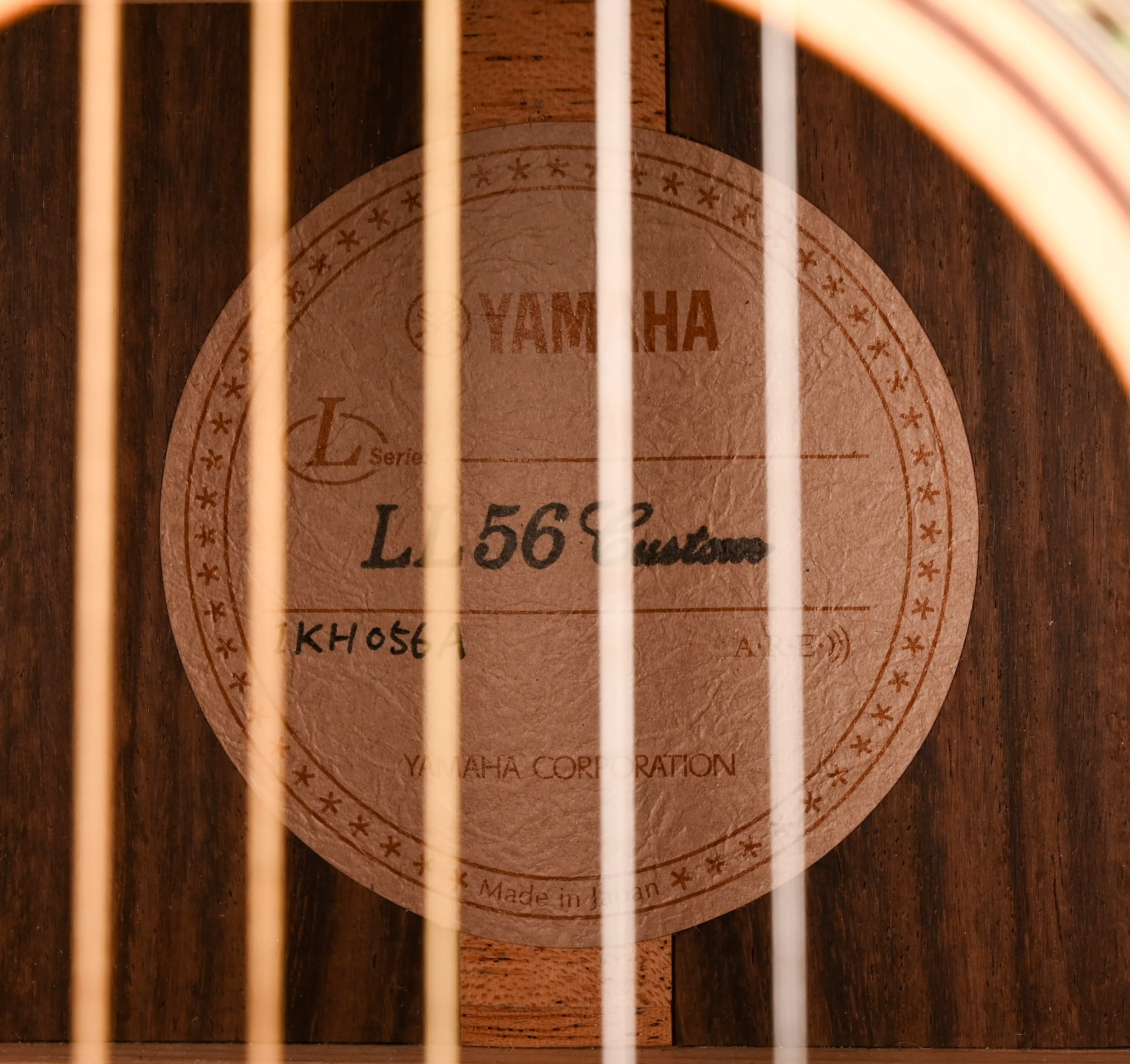 Pre Owned Yamaha LL56 ARE Jumbo Acoustic Electric Guitar With OHSC - Image 11