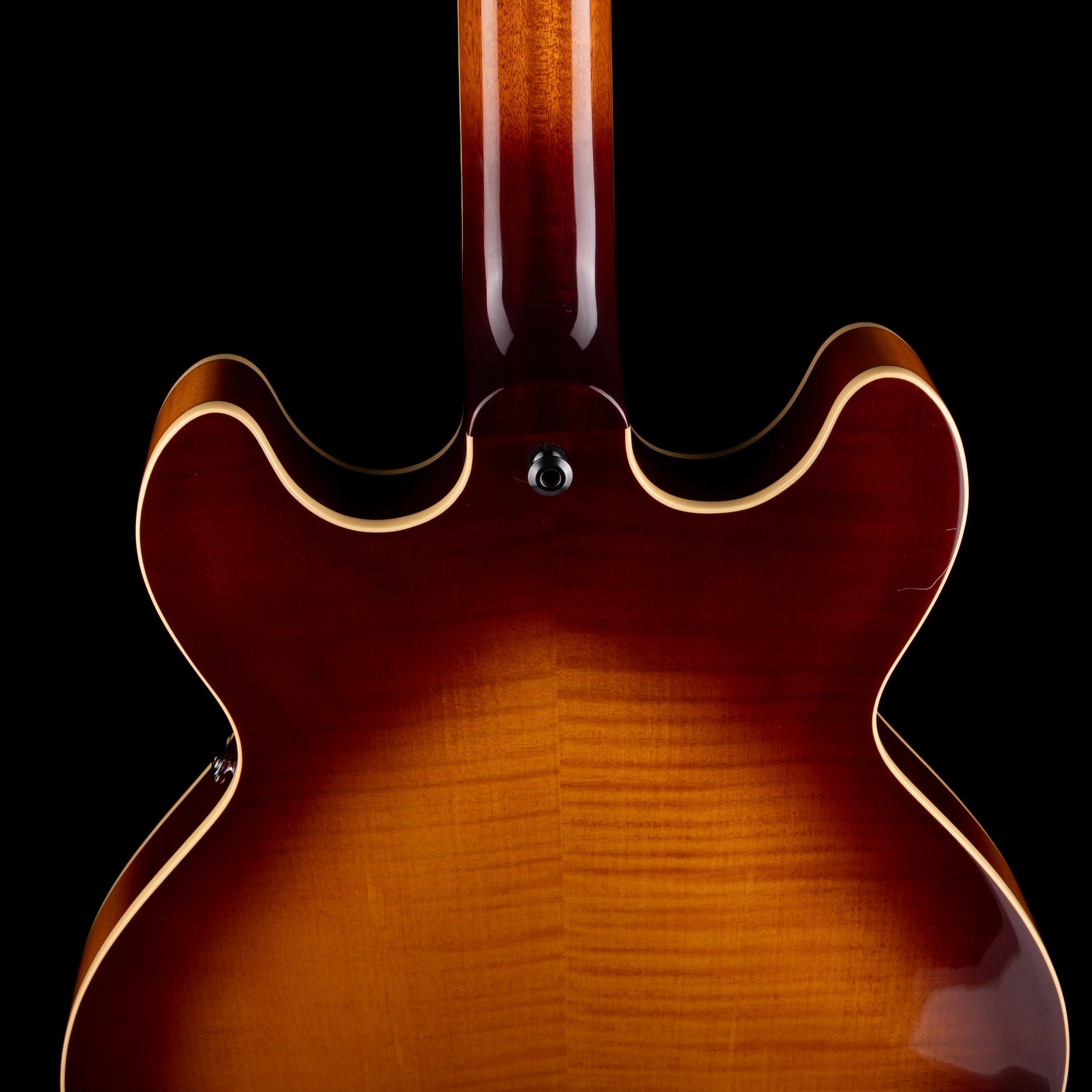 Pre Owned 2006 Yamaha SA2200 Semi-Hollow Body Electric Cherry Sunburst With Case - Image 11
