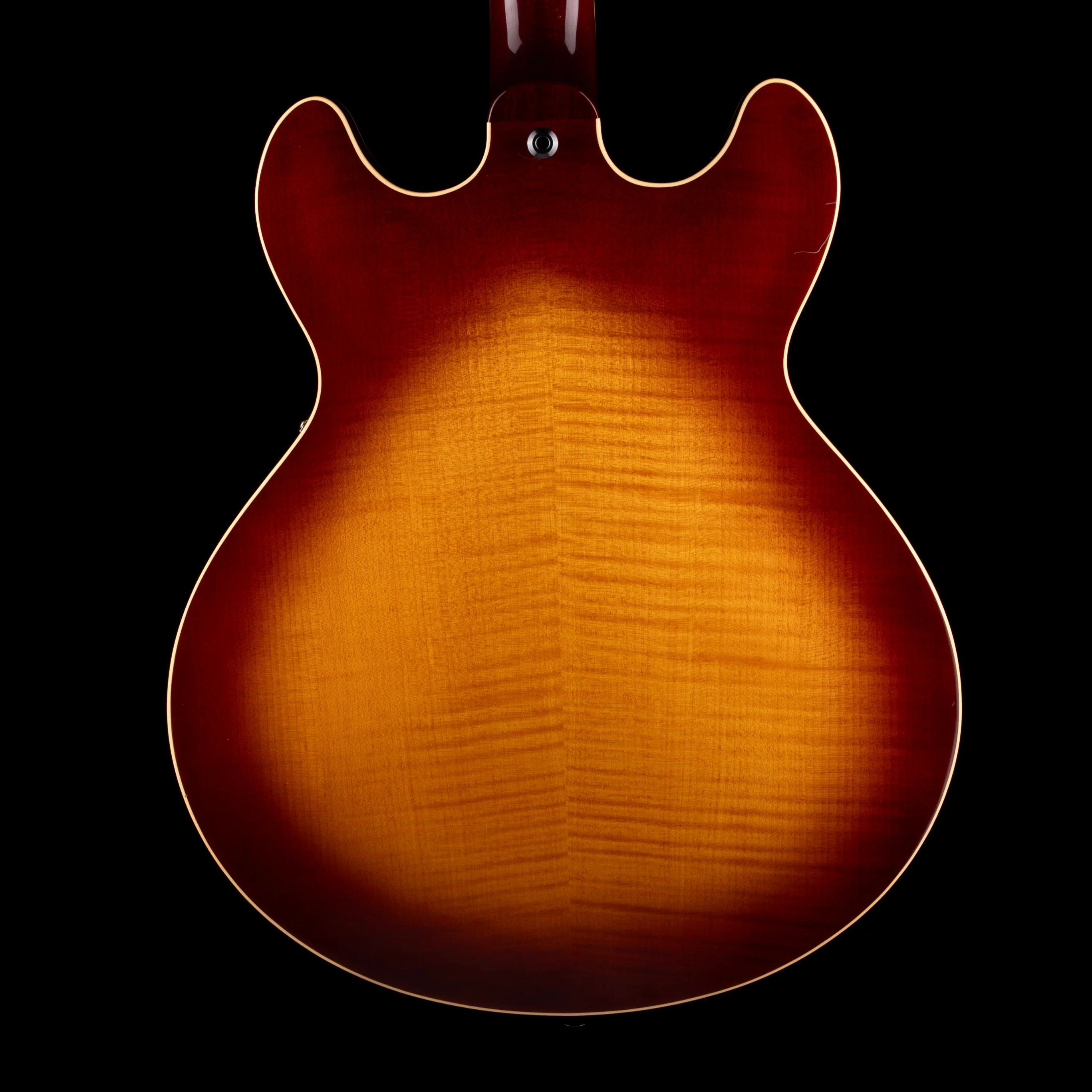 Pre Owned 2006 Yamaha SA2200 Semi-Hollow Body Electric Cherry Sunburst With Case - Image 9