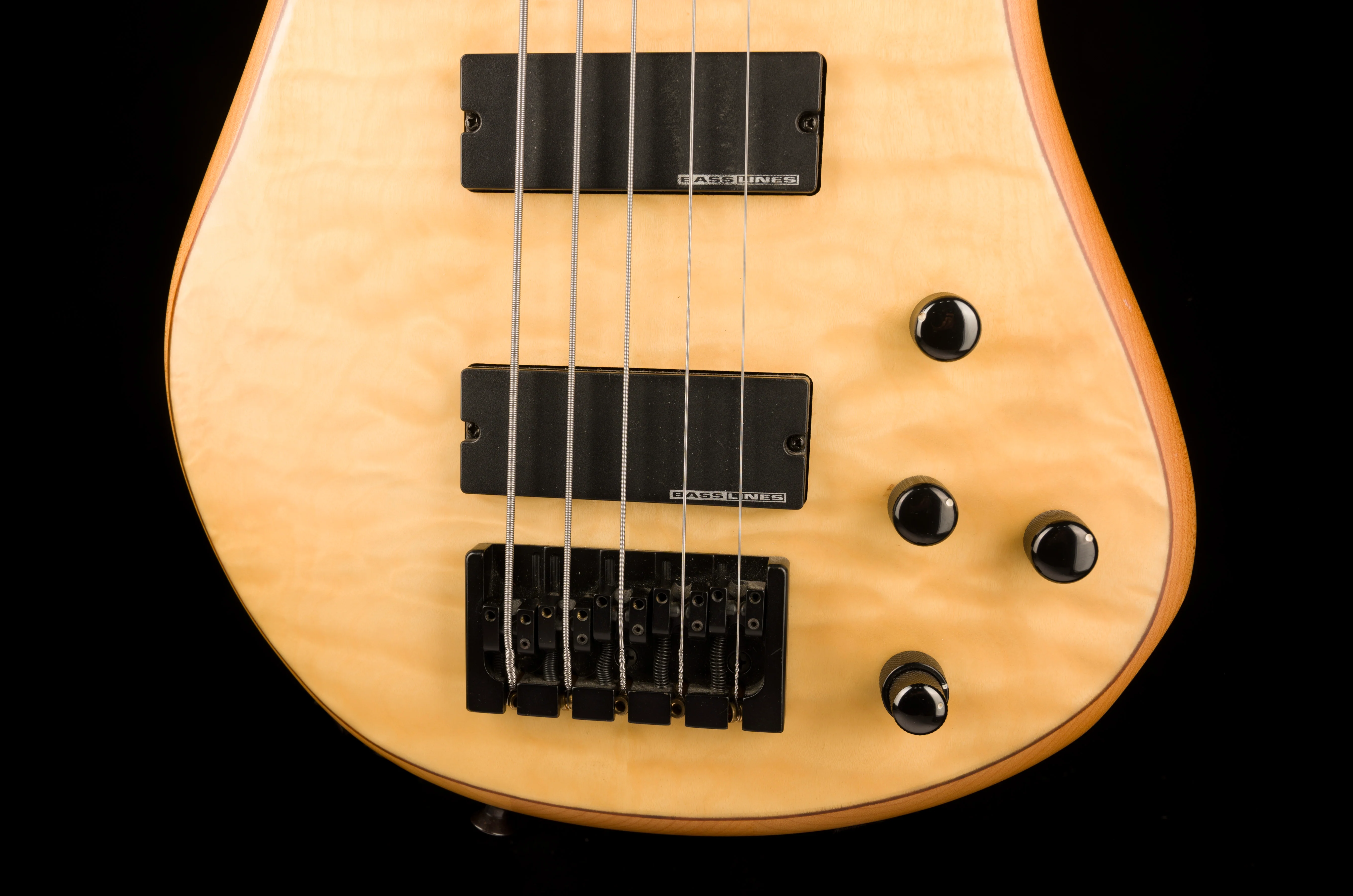 Pre Owned Zon Sonus Standard 5-String Bass Natural With Gig Bag - Image 5