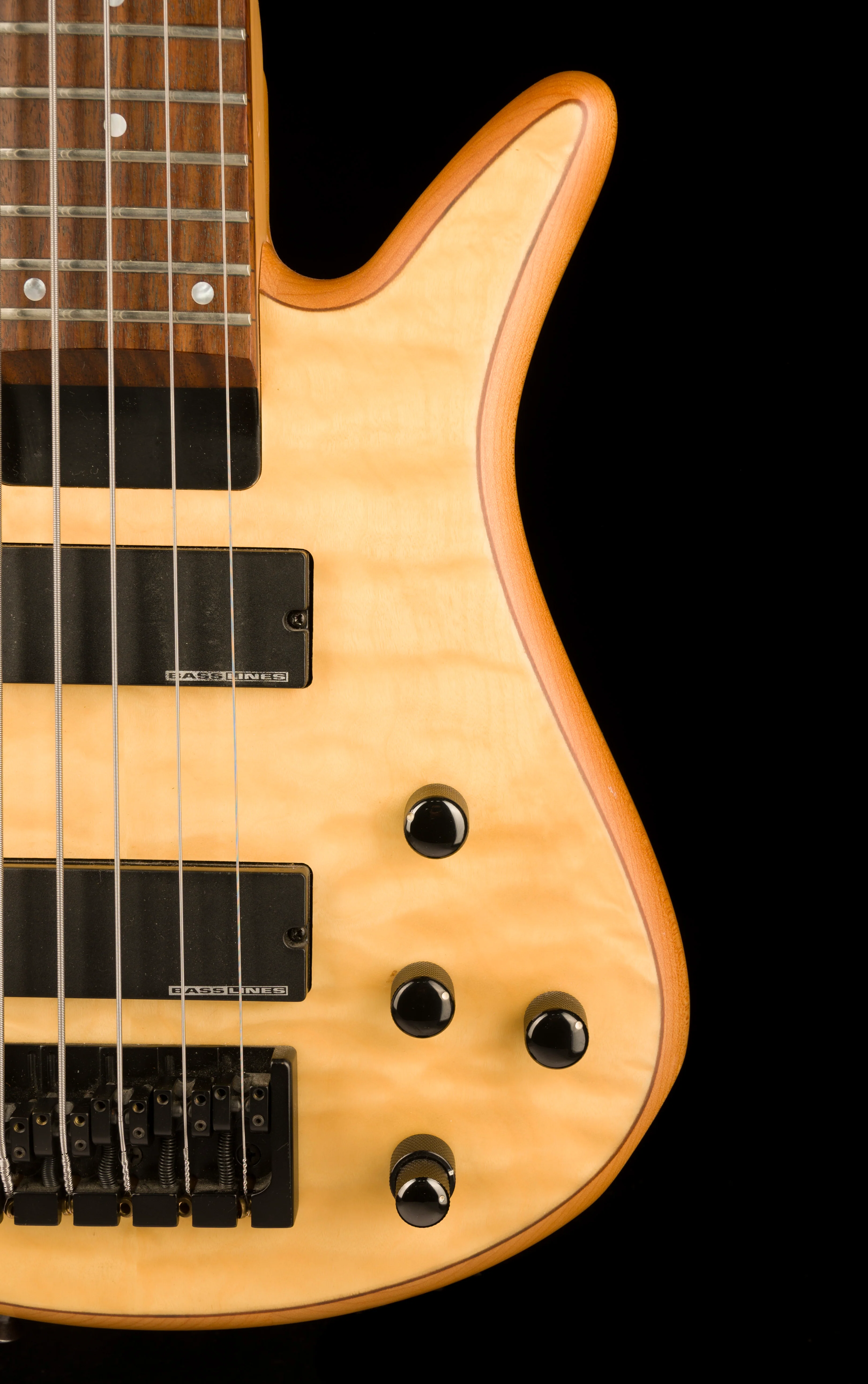 Pre Owned Zon Sonus Standard 5-String Bass Natural With Gig Bag - Image 9