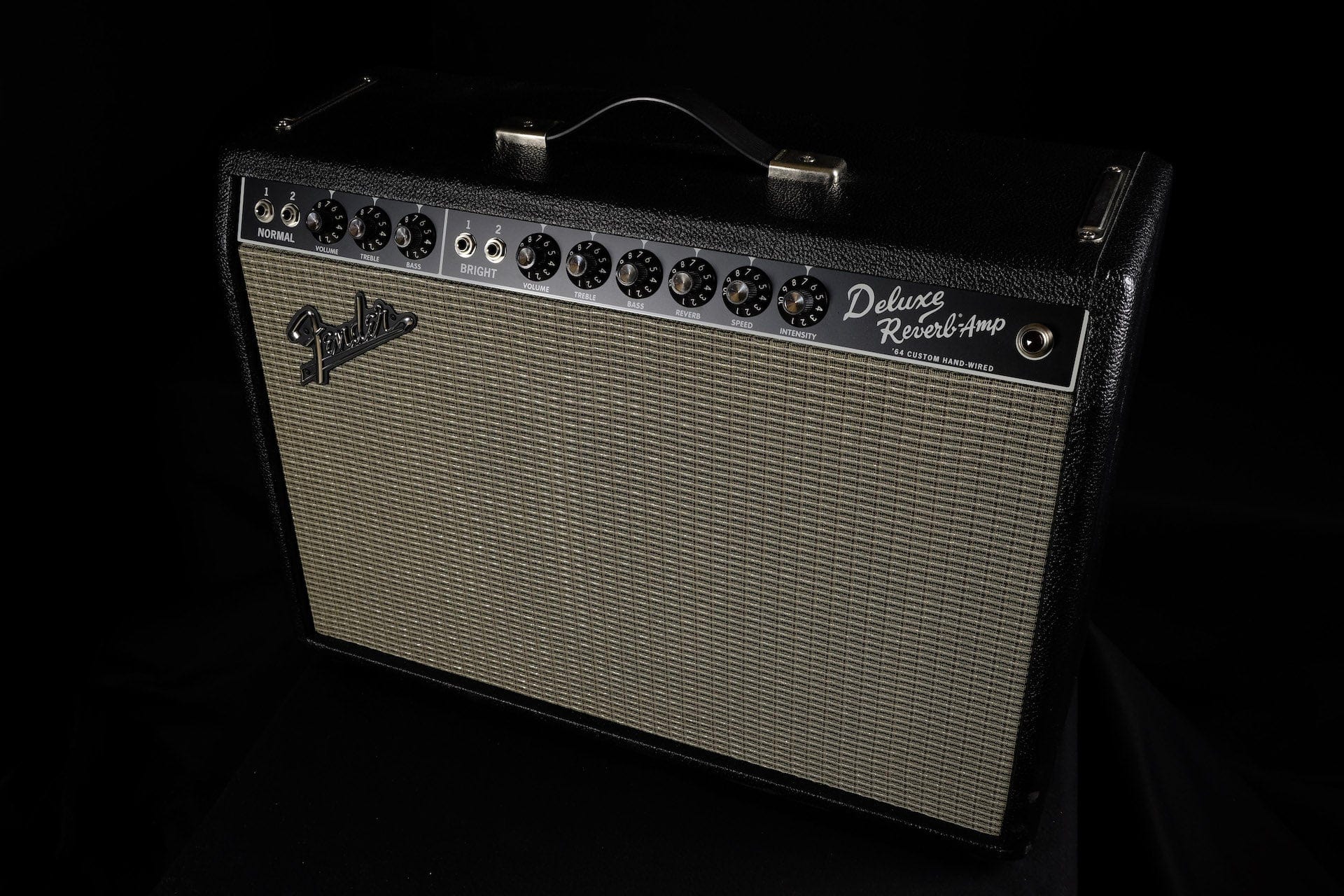 Used Fender '64 Custom Deluxe Reverb Hand Wired Tube Combo Amplifier Reissue - Image 3