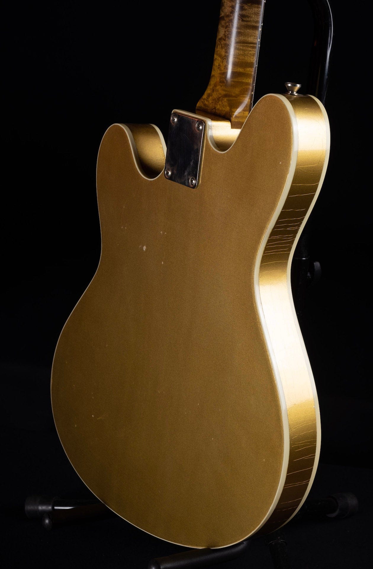 Used TMG Guitars Semi-Hollow Offset Gold Relic with Trem - Image 16