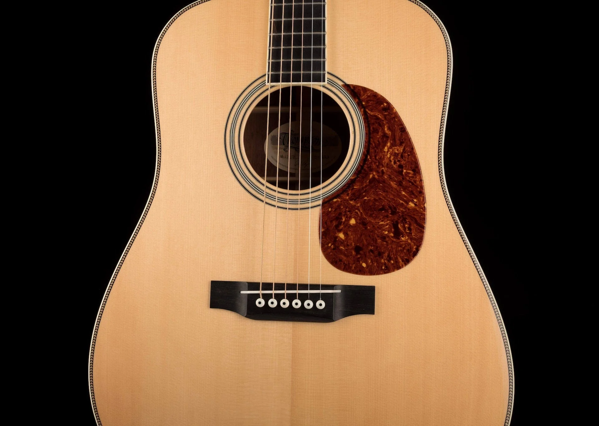 Pre-Owned Preston Thompson D-GRA Acoustic Guitar With OHSC - Image 6
