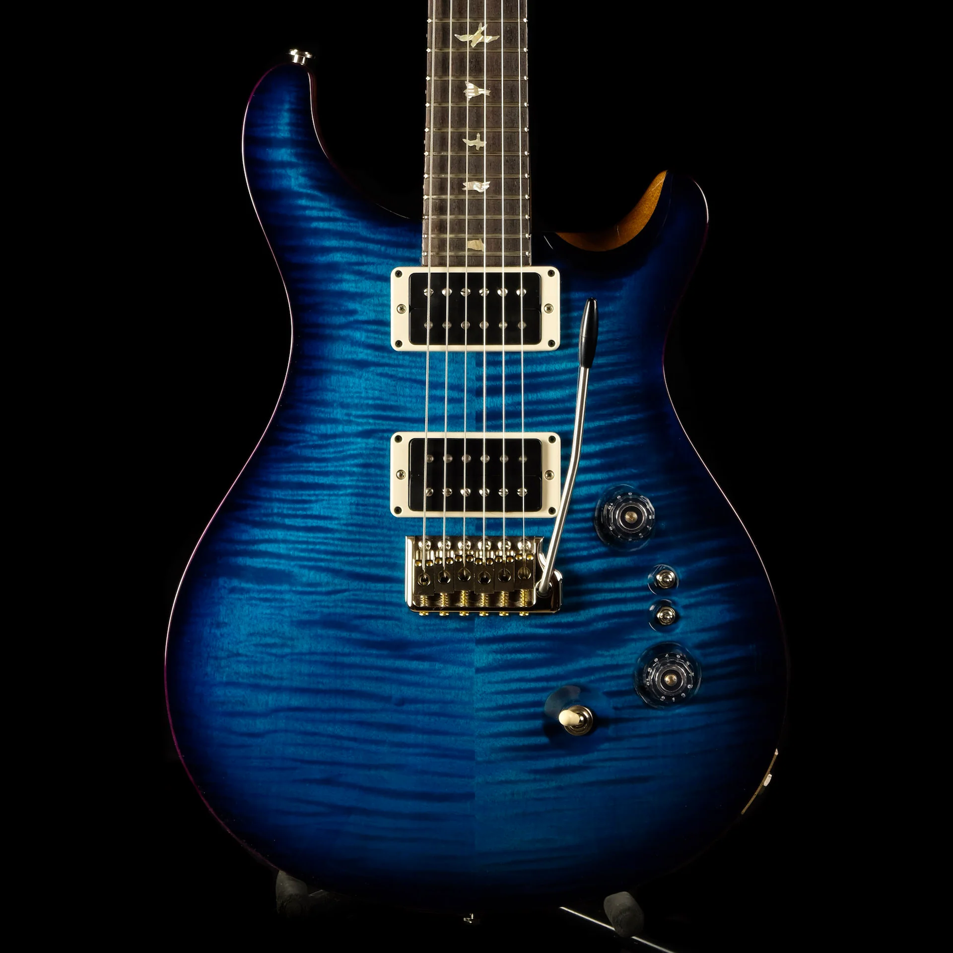PRS 35th Anniversary Core Custom 24 Pattern Thin Sapphire Smokewrap Natural Back