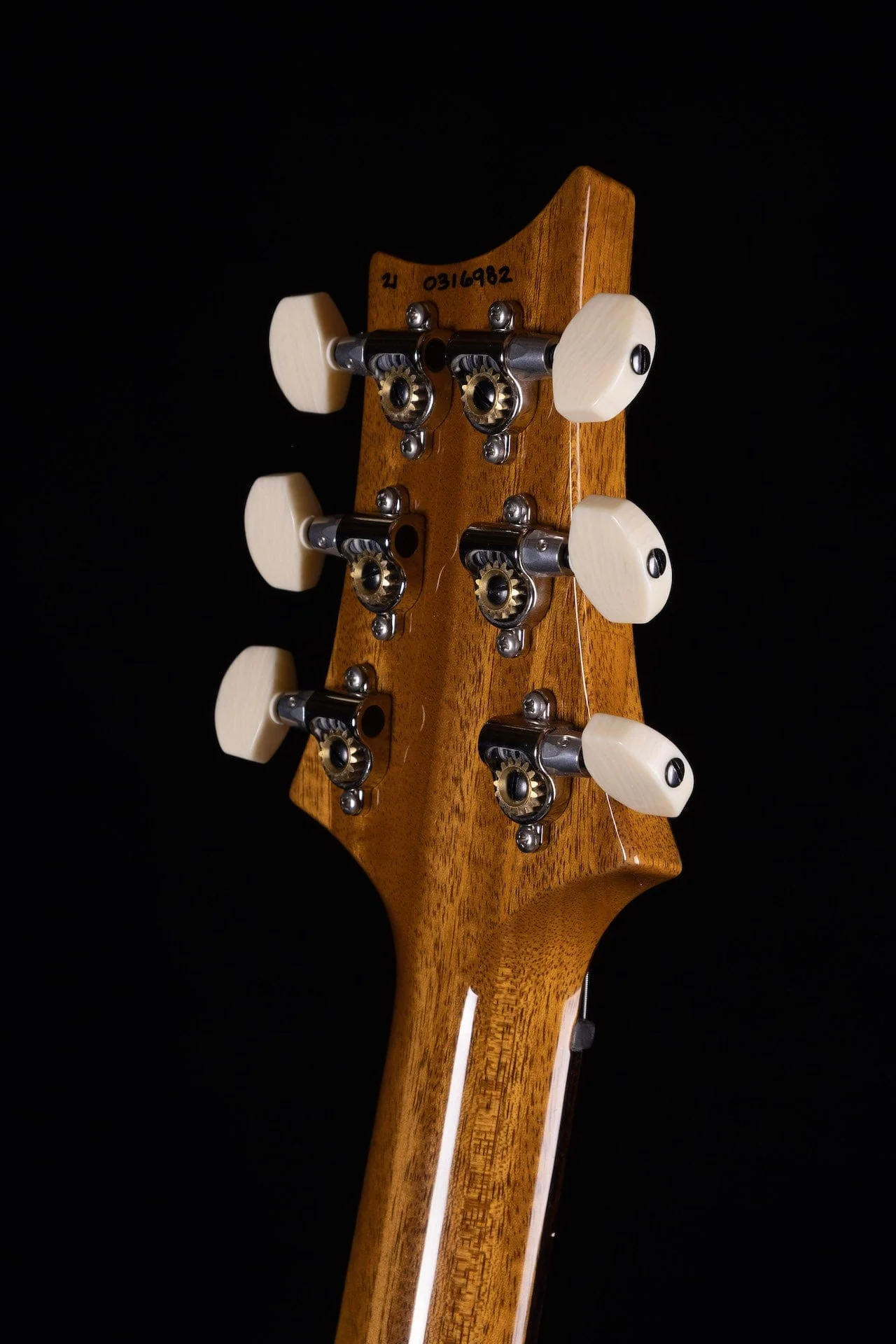 PRS 35th Anniversary Core Custom 24 Pattern Thin Sapphire Smokewrap Natural Back - Image 15