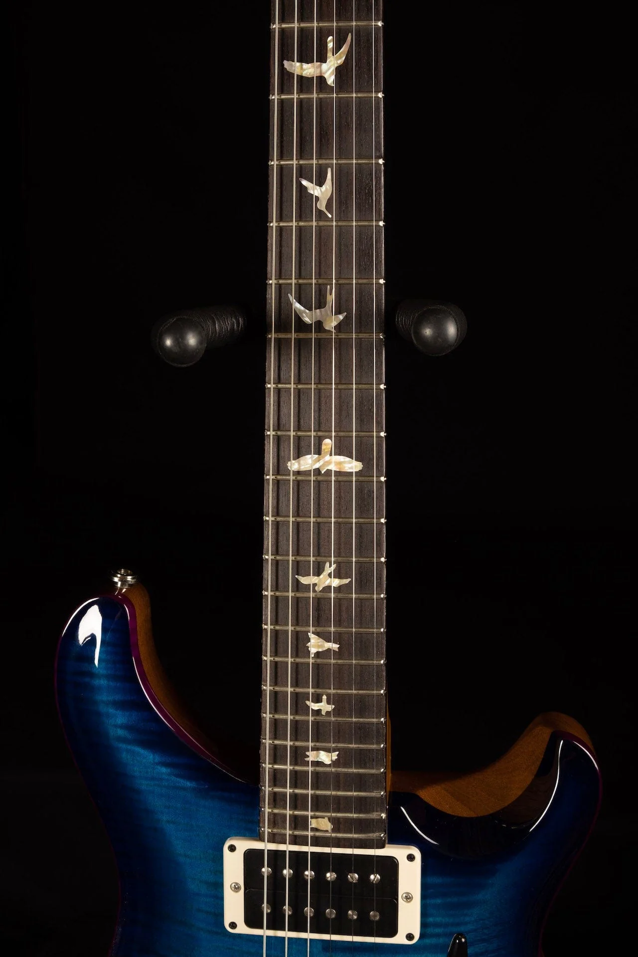 PRS 35th Anniversary Core Custom 24 Pattern Thin Sapphire Smokewrap Natural Back - Image 7