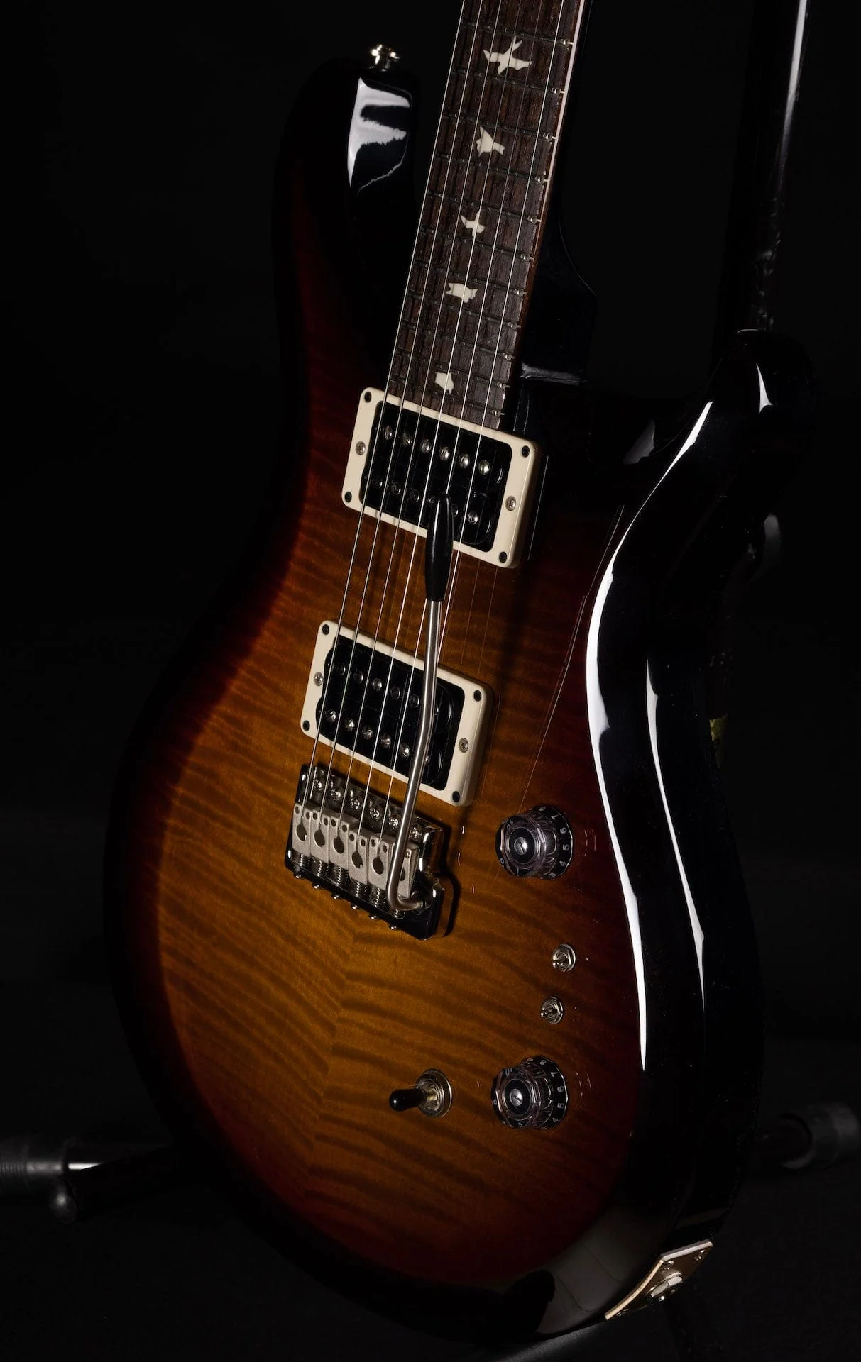 PRS 35th Anniversary S2 Custom 24 Amber Smokeburst Electric Guitar With Bag - Image 3