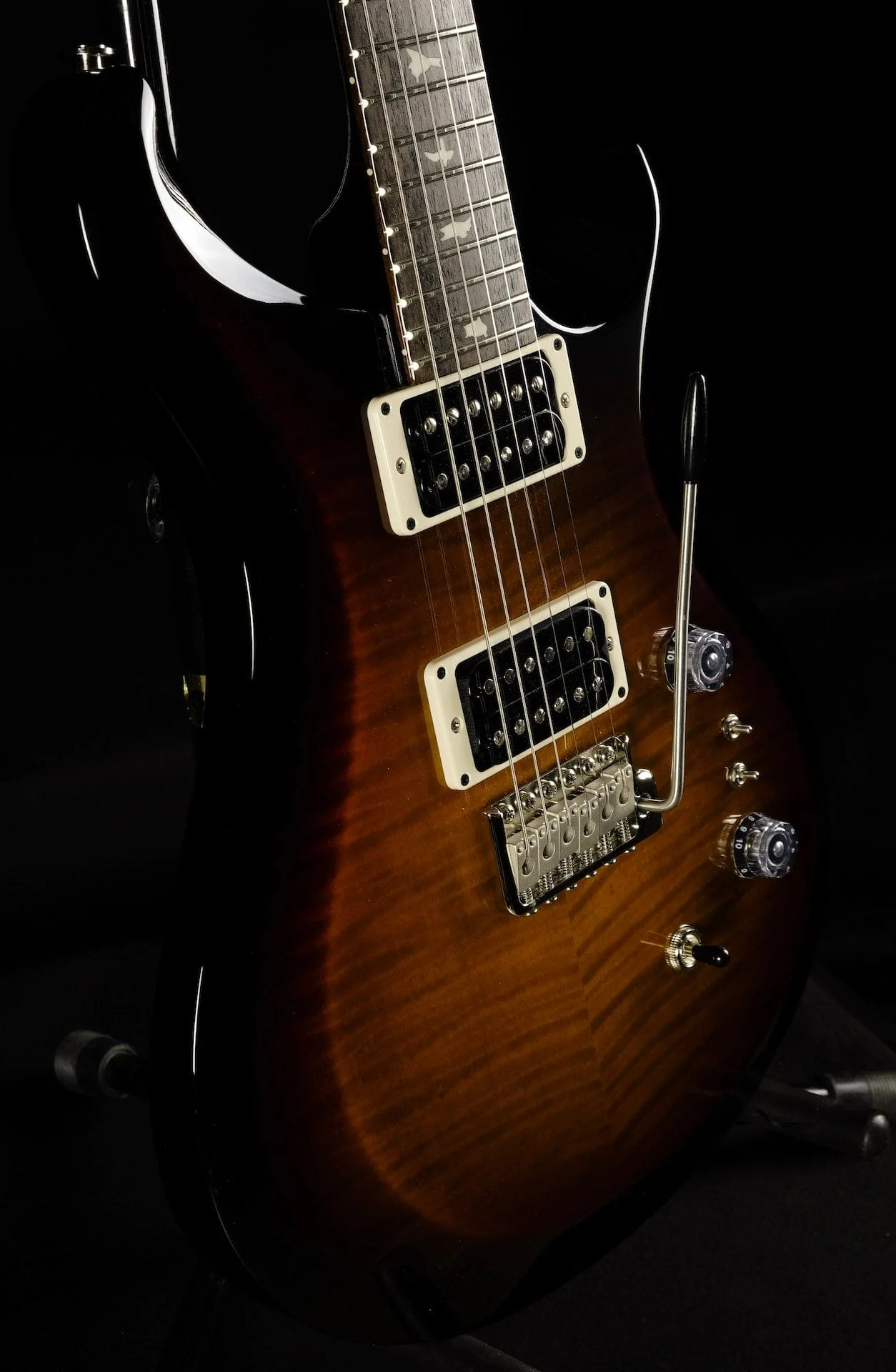PRS 35th Anniversary S2 Custom 24 Amber Smokeburst Electric Guitar With Bag - Image 4