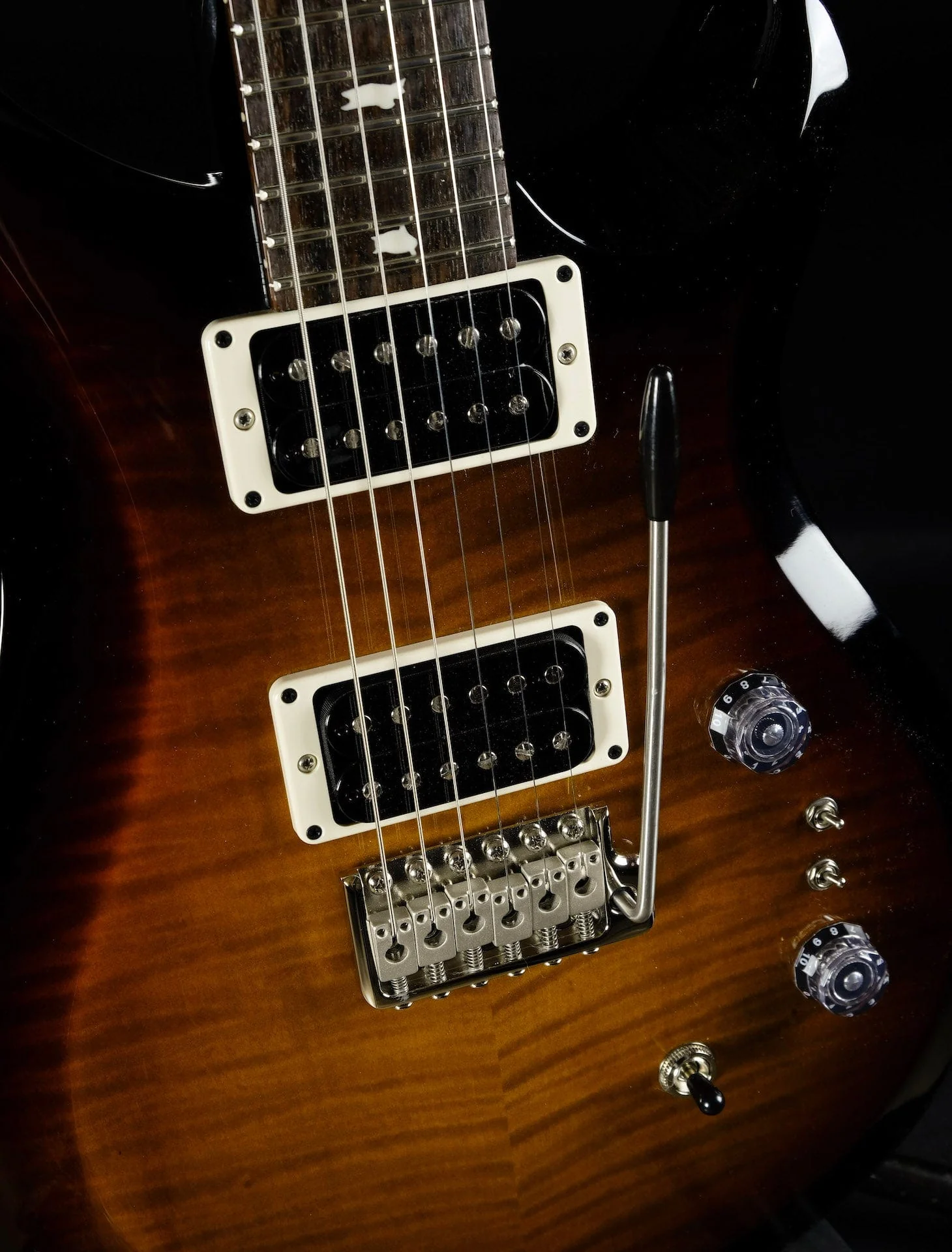 PRS 35th Anniversary S2 Custom 24 Amber Smokeburst Electric Guitar With Bag - Image 5