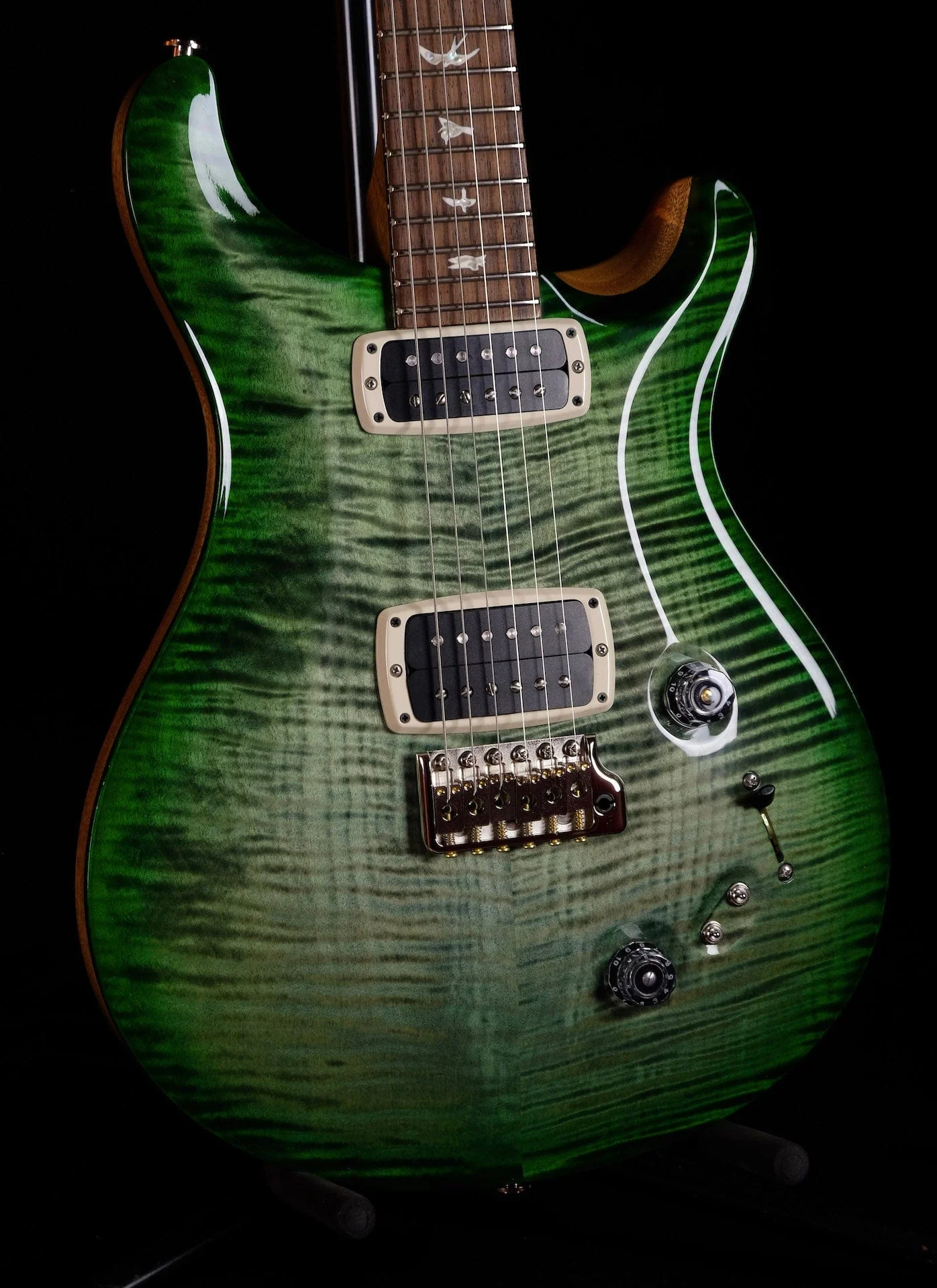 PRS 408 Trampas Green Burst Electric Guitar - Image 3