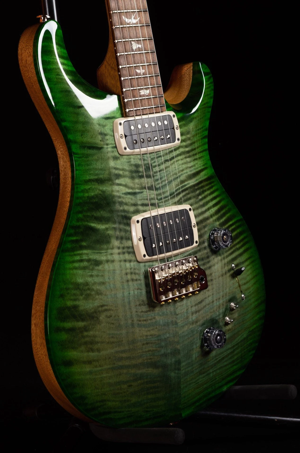 PRS 408 Trampas Green Burst Electric Guitar - Image 4