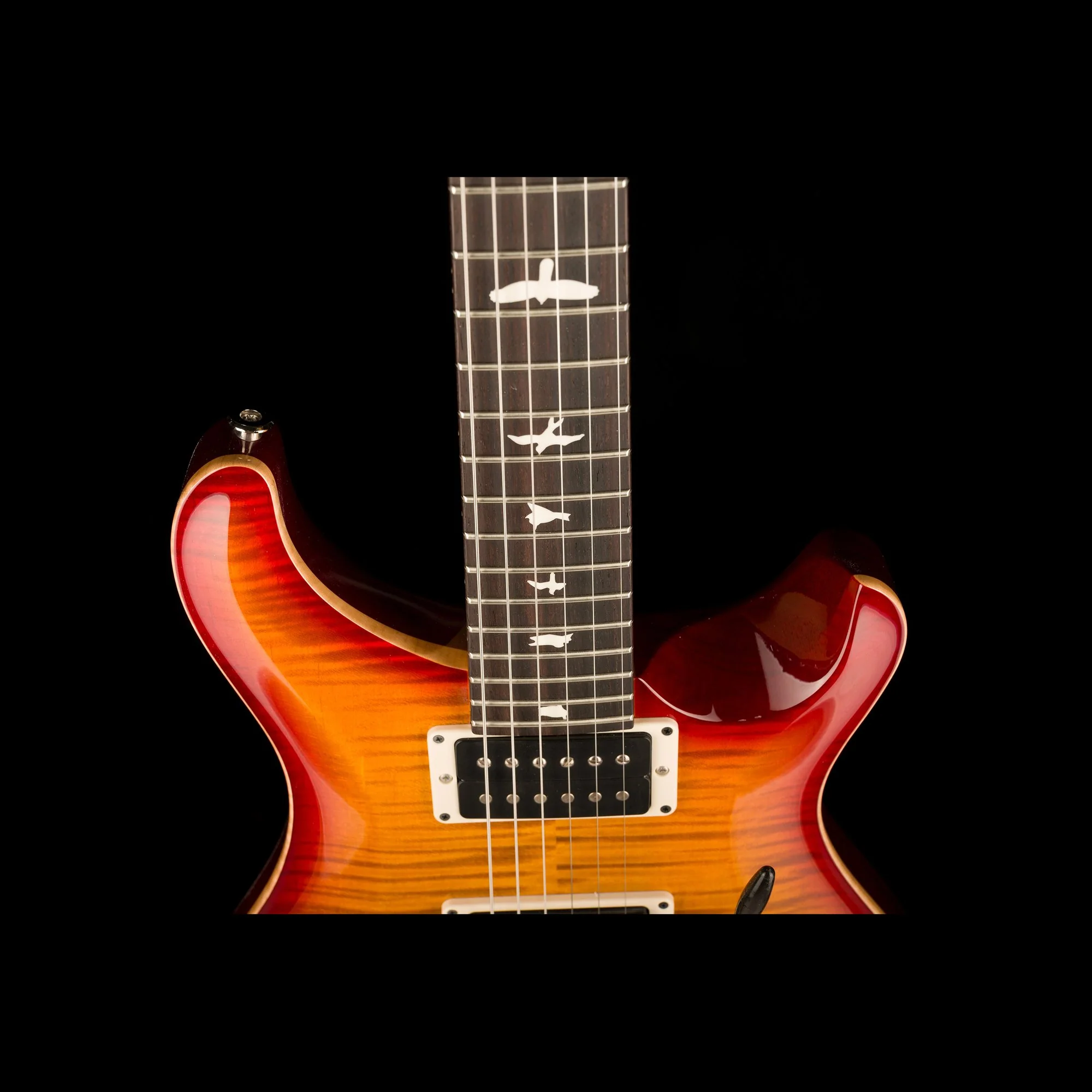 PRS CE 24 Dark Cherry Sunburst With Gig Bag - Demo - Serial # 0379787 - Image 3
