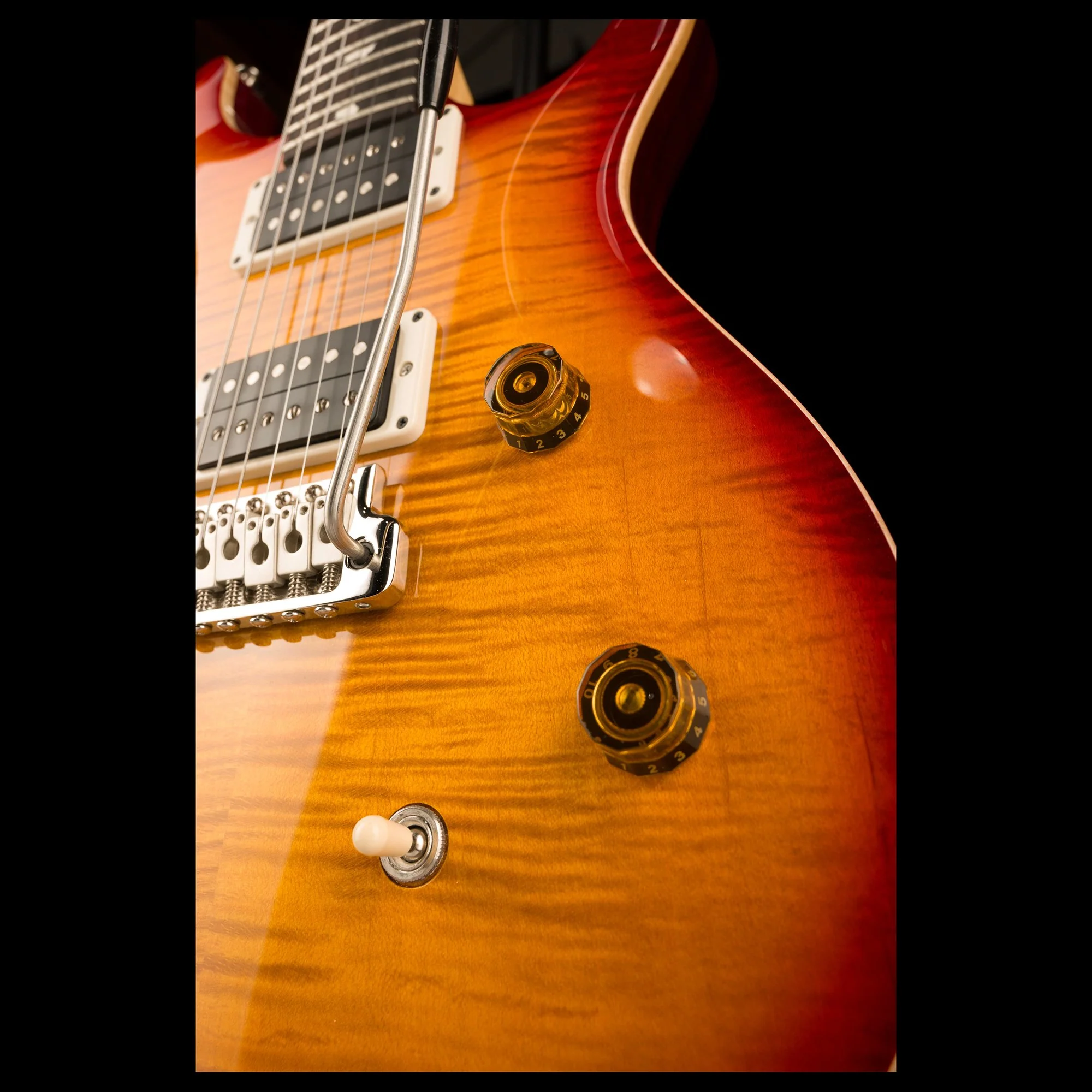 PRS CE 24 Dark Cherry Sunburst With Gig Bag - Demo - Serial # 0379787 - Image 8
