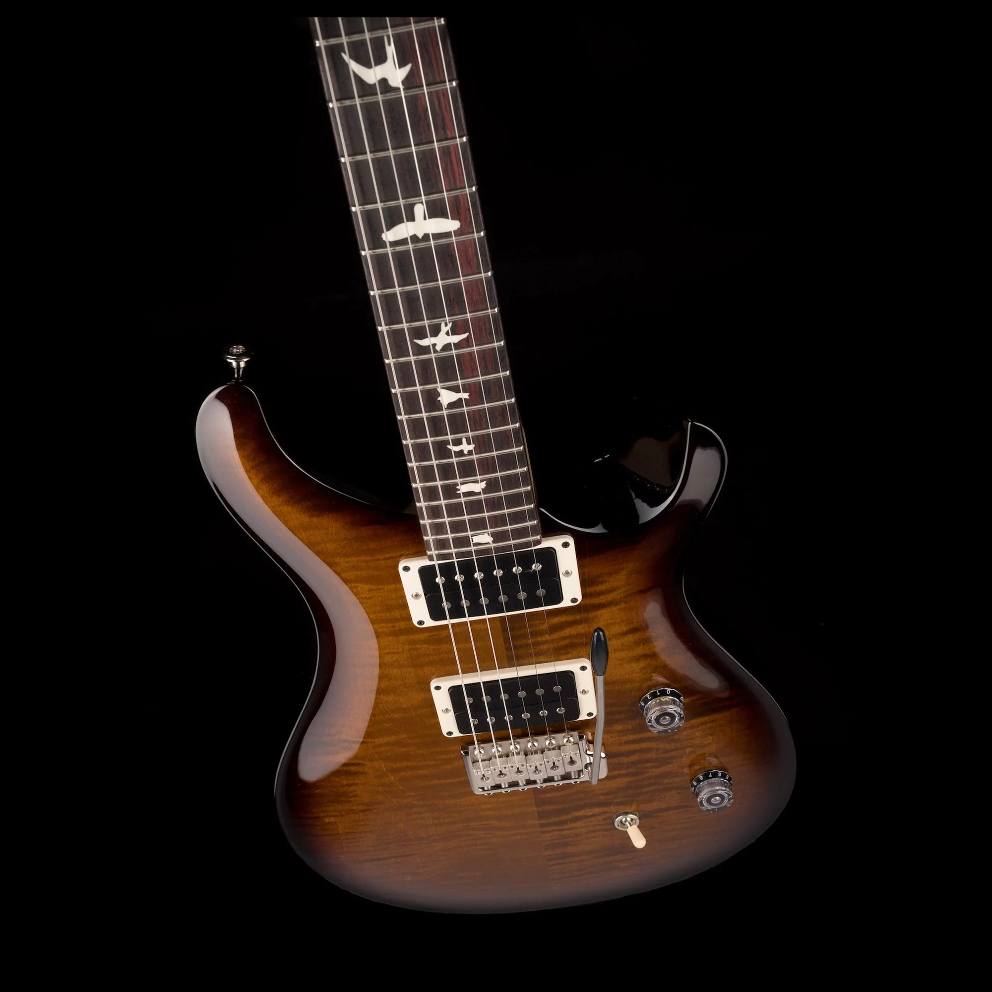 PRS CE24 Black Amber Electric Guitar With Gig Bag - Serial # 0365410 - Image 4